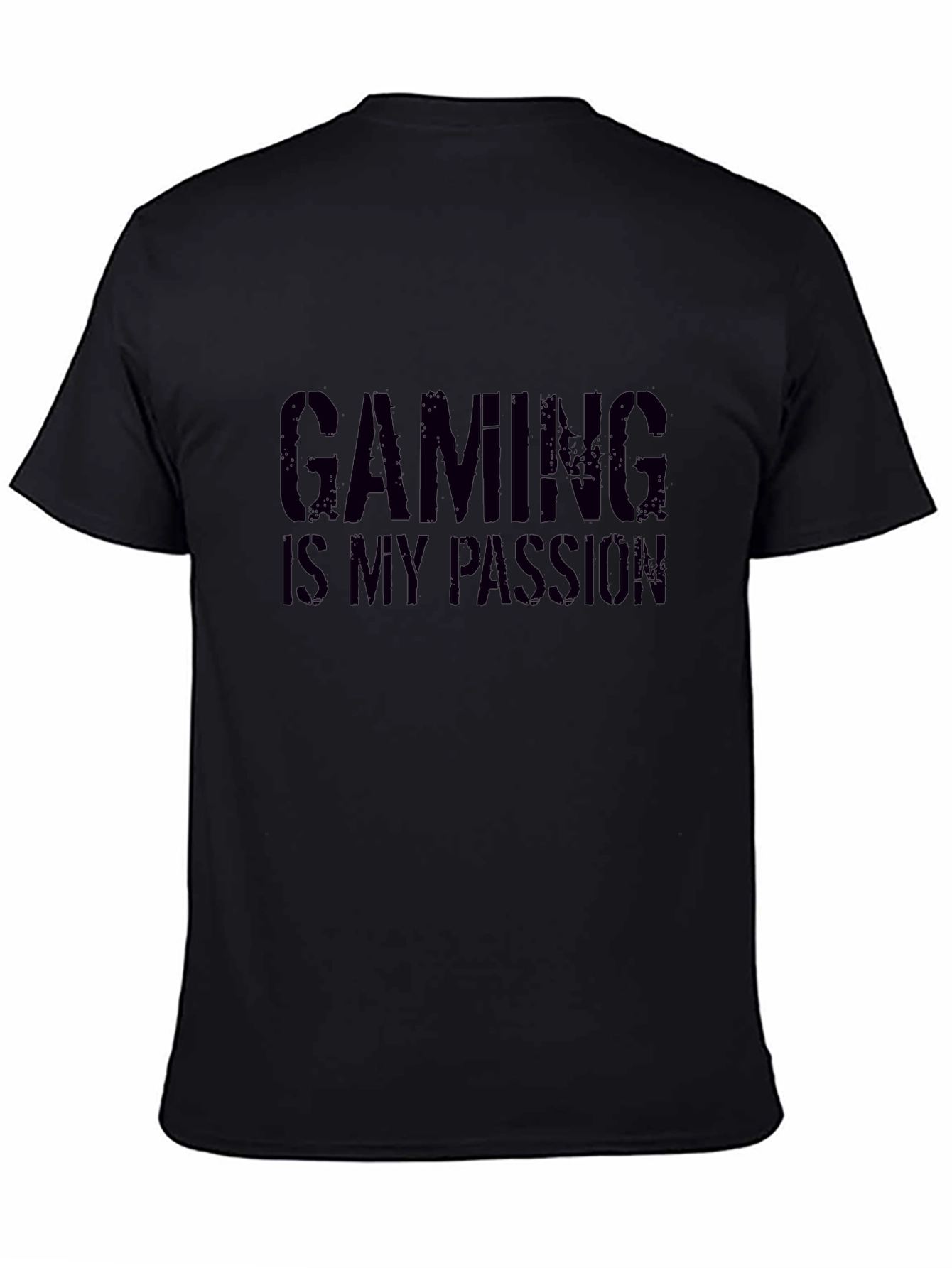 Gaming is My Passion Black T-Shirt