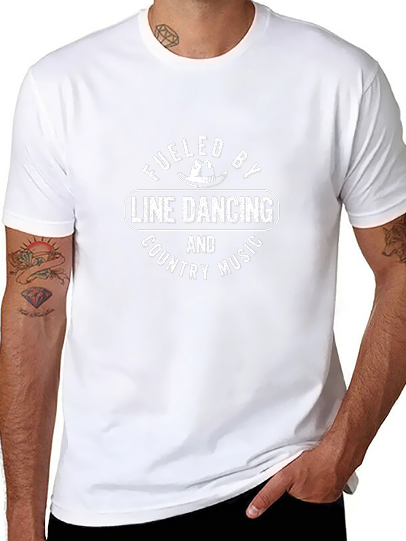 Fueled by Line Dancing Country Music T-Shirt