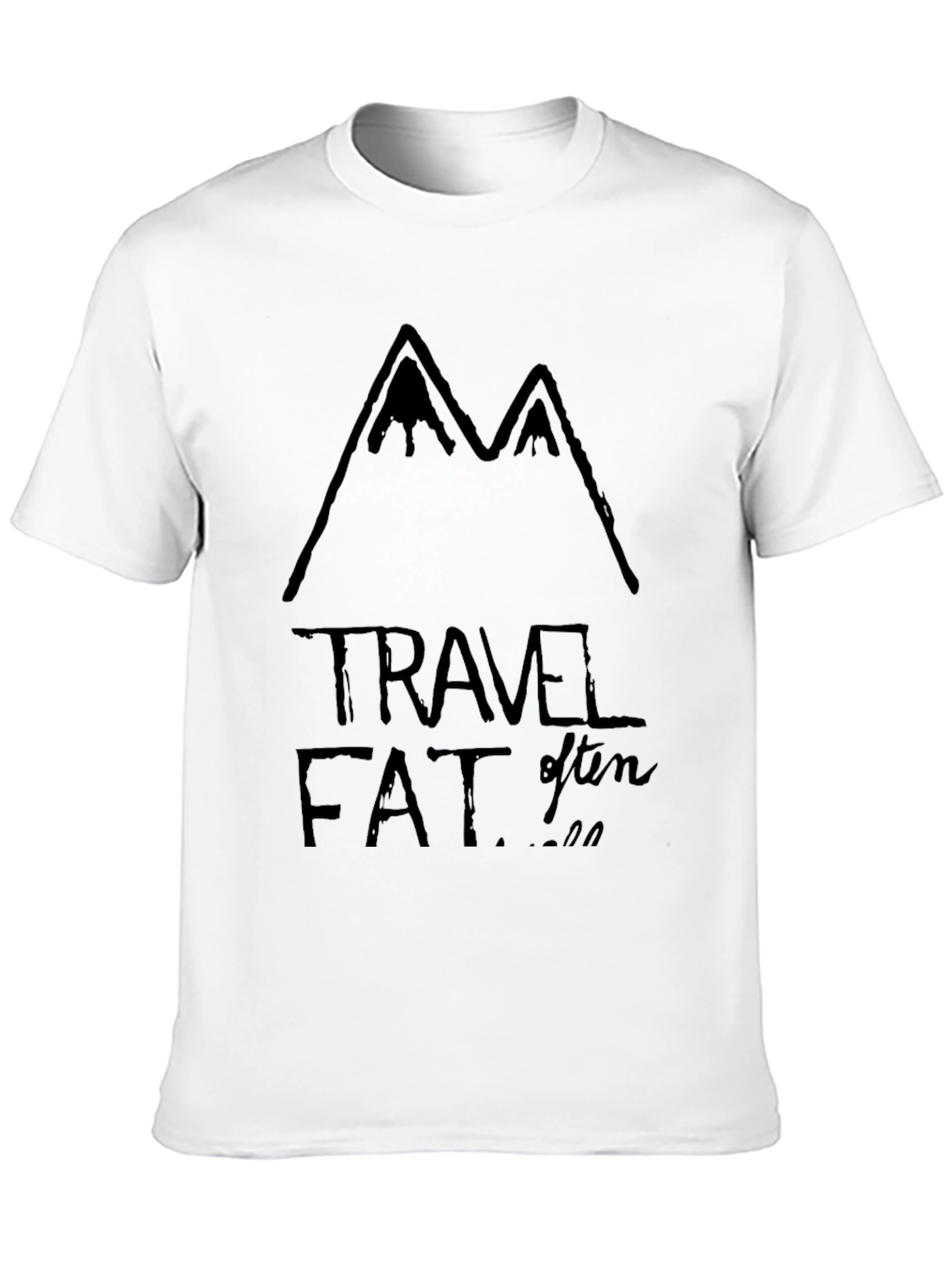 Travel Often T-Shirt - Black Graphic Tee