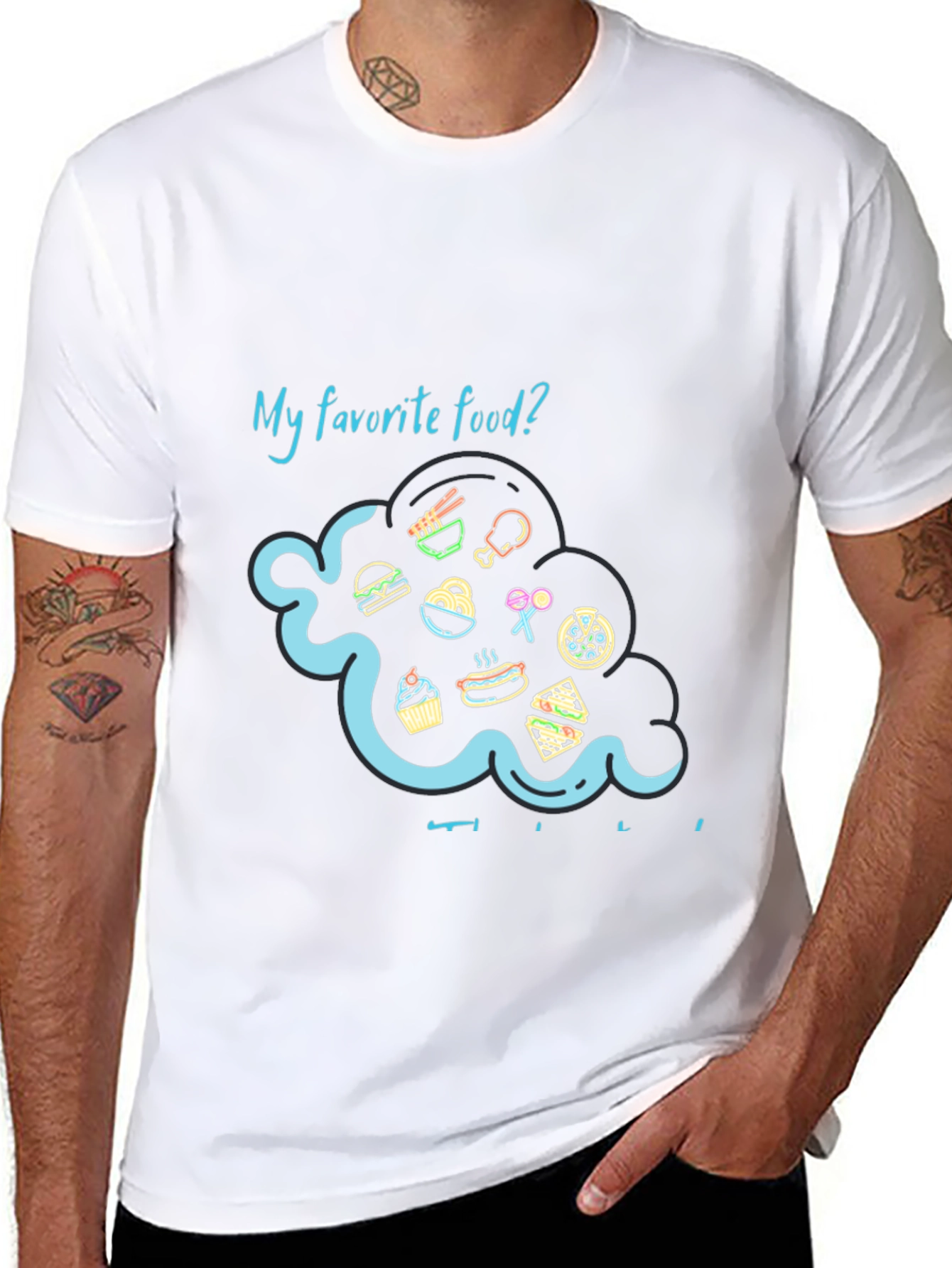 My Favorite Food T-Shirt - Foodie Lover Tee