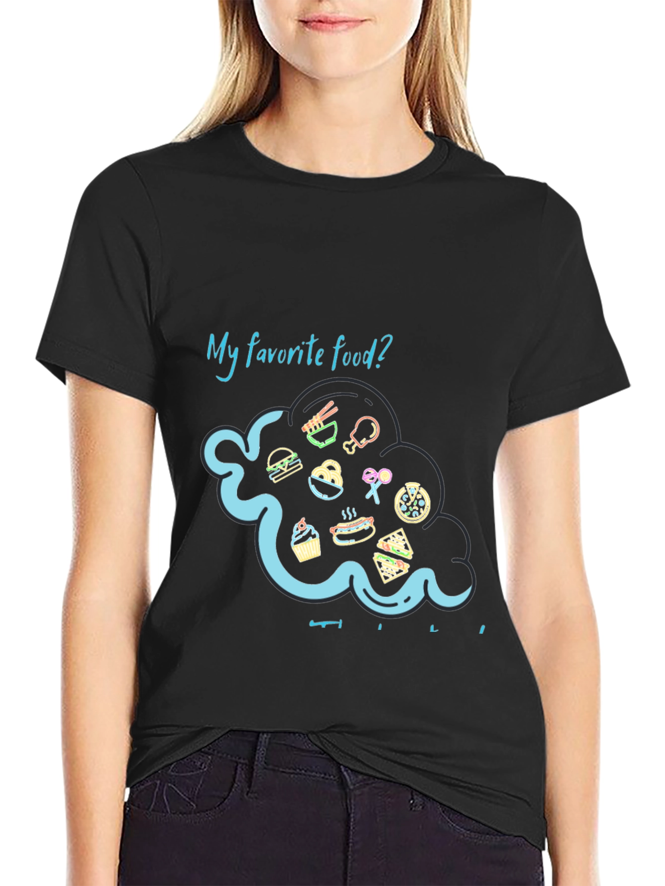 My Favorite Food T-Shirt - Foodie Lover Tee