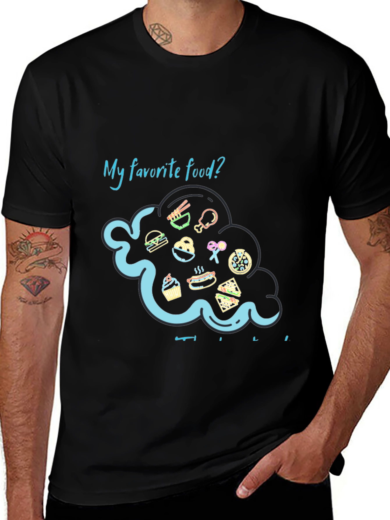 My Favorite Food T-Shirt - Foodie Lover Tee