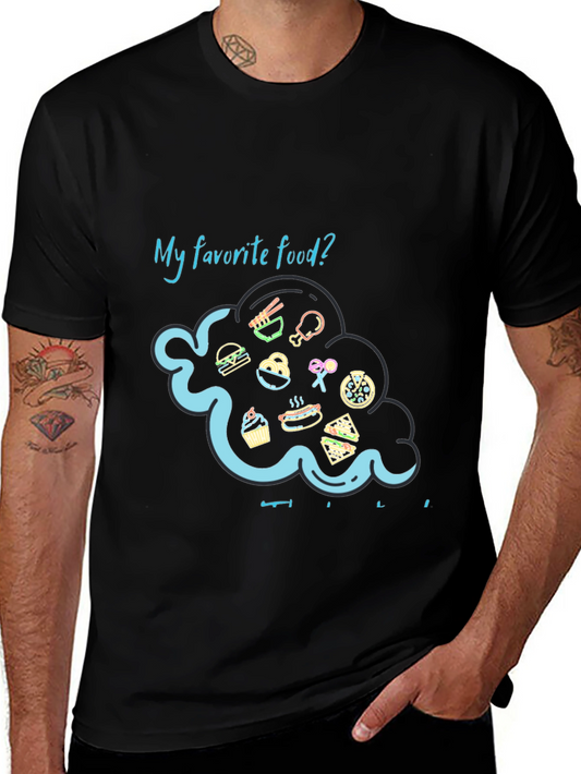 My Favorite Food T-Shirt - Foodie Lover Tee