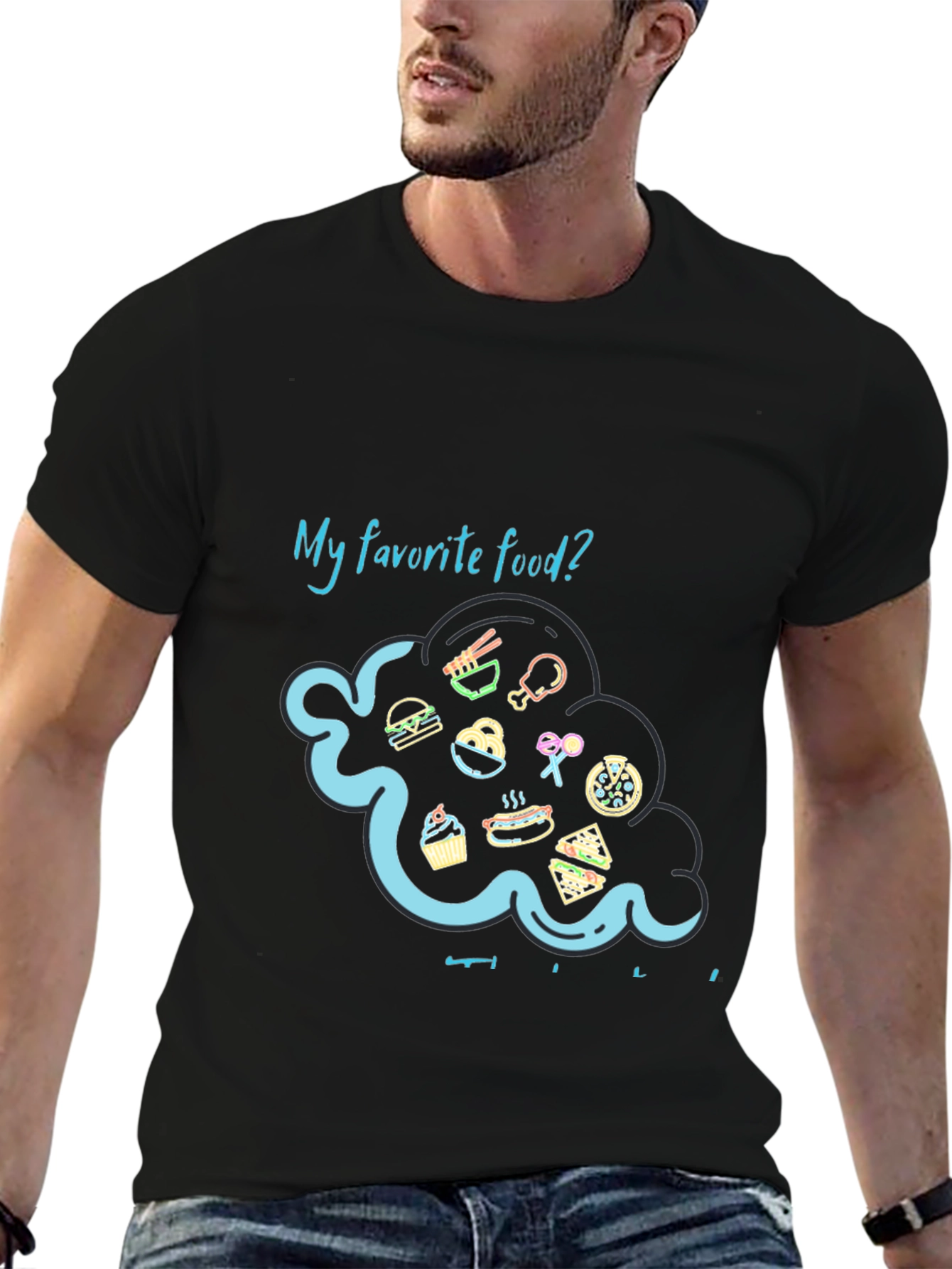 My Favorite Food T-Shirt - Foodie Lover Tee