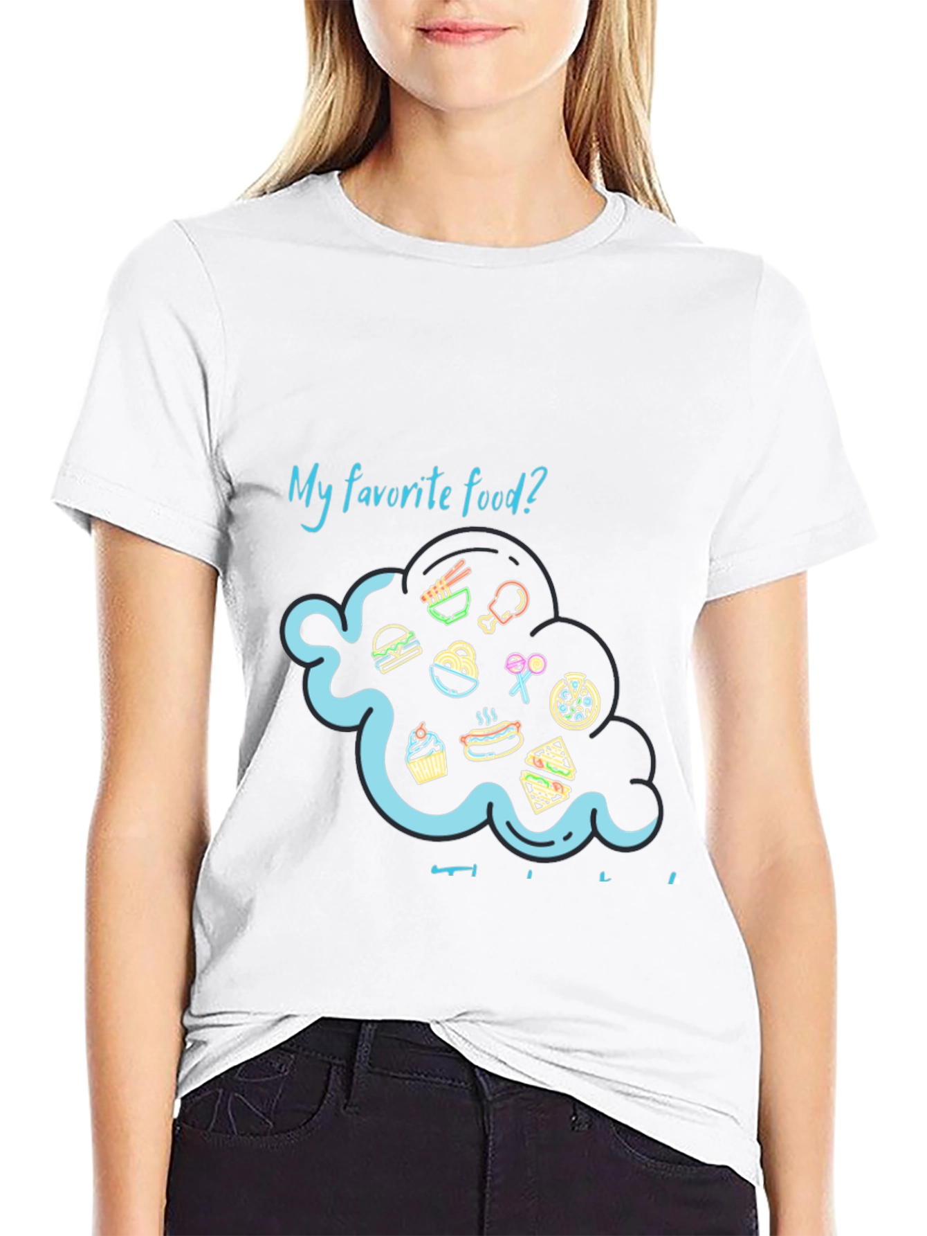 My Favorite Food T-Shirt - Foodie Lover Tee