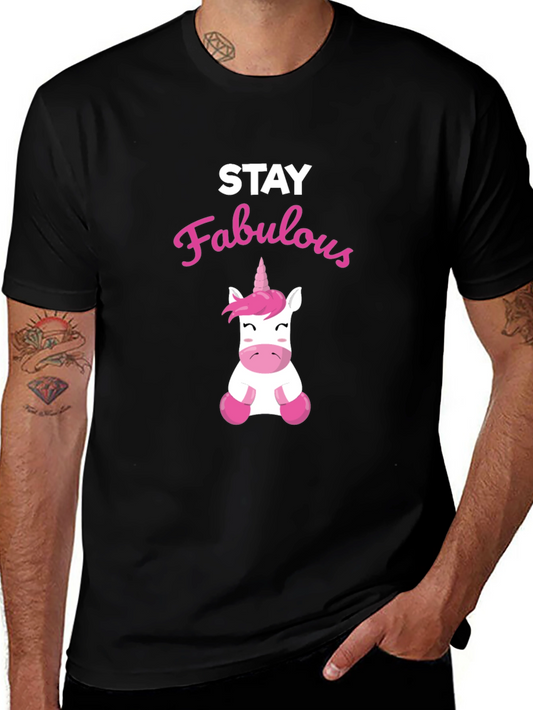 Stay Fabulous Unicorn Graphic Tee