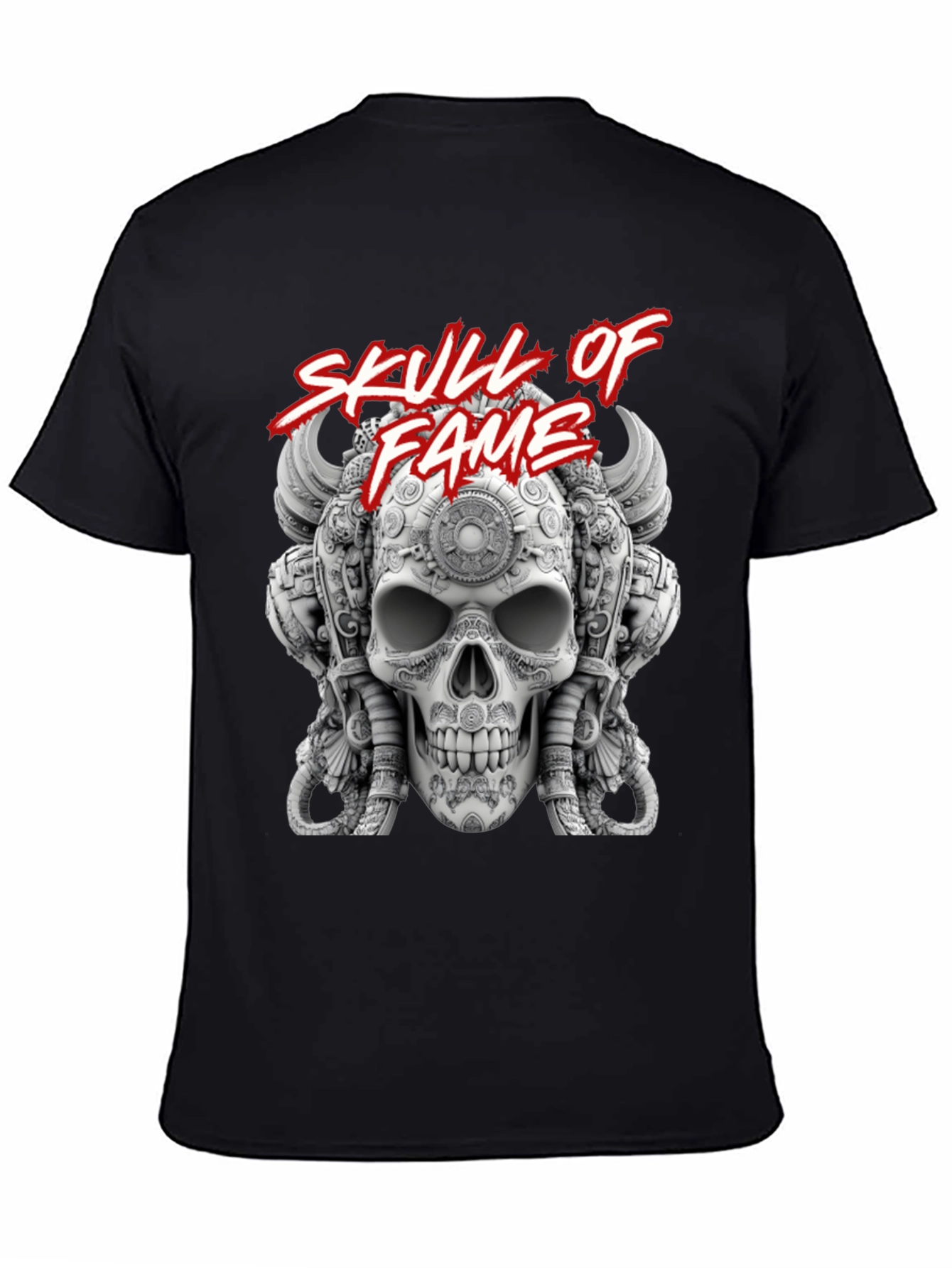 Skull of Fame Graphic Tee - Unique Skull Design