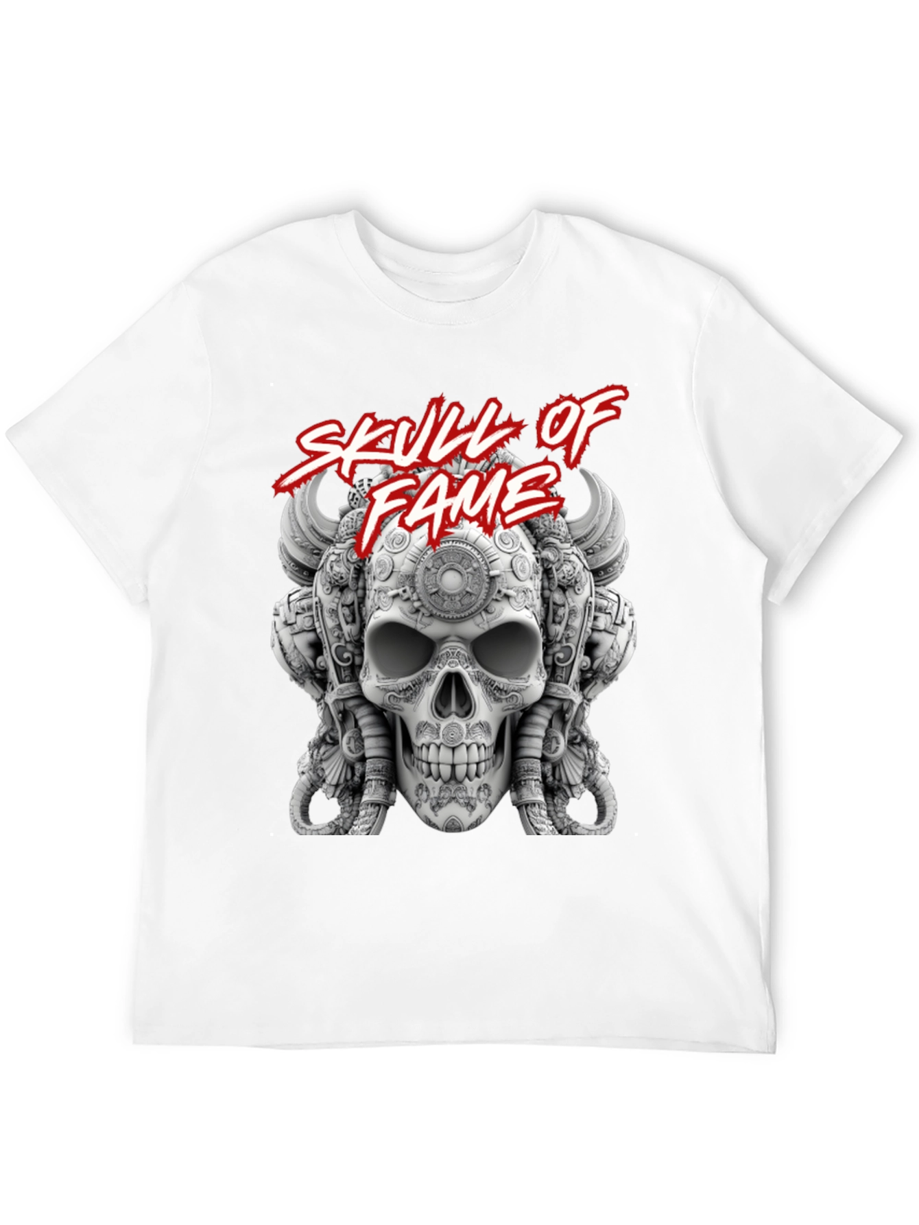 Skull of Fame Graphic Tee - Unique Skull Design