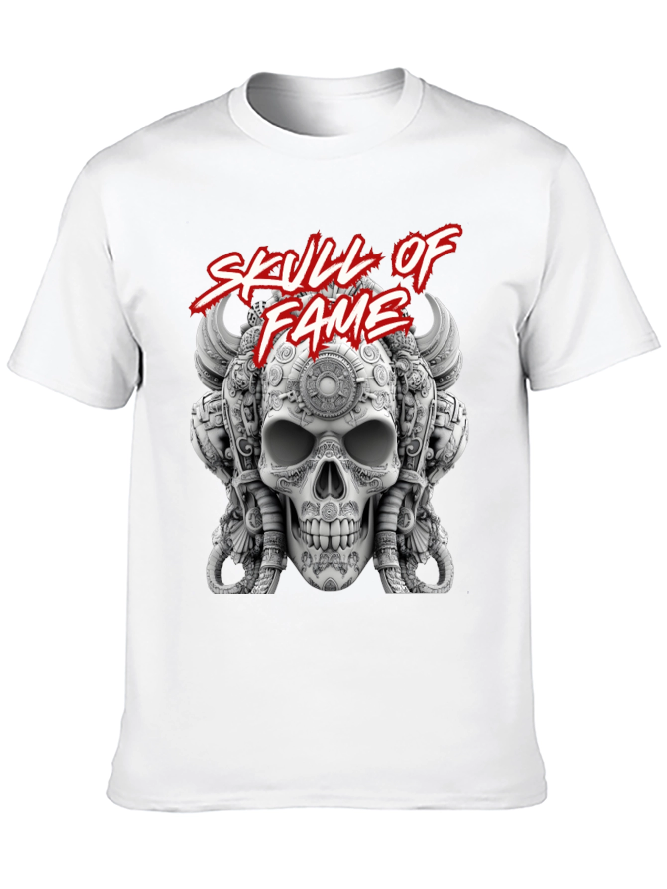 Skull of Fame Graphic Tee - Unique Skull Design
