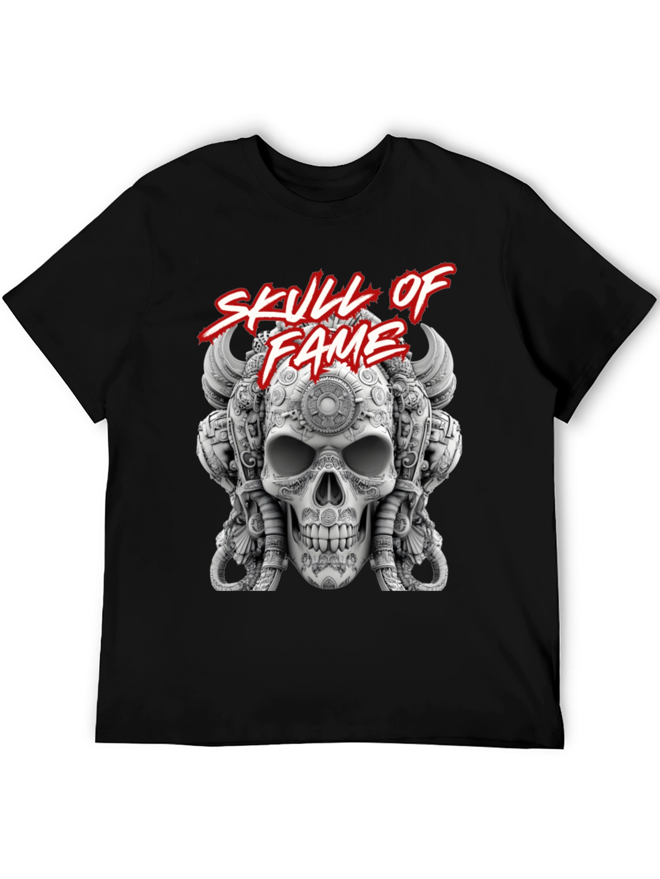 Skull of Fame Graphic Tee - Unique Skull Design