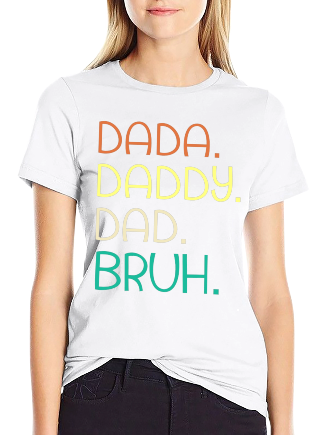 Dada Daddy Dad Bruh Graphic Tee