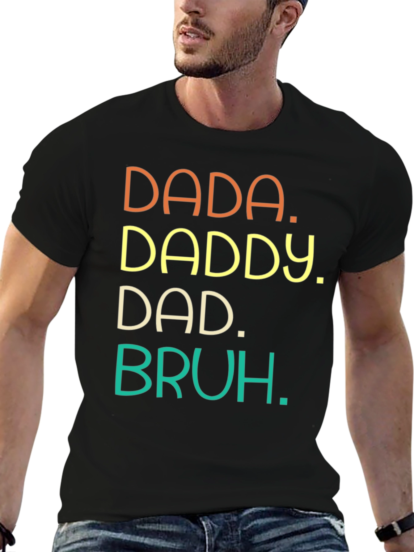 Dada Daddy Dad Bruh Graphic Tee