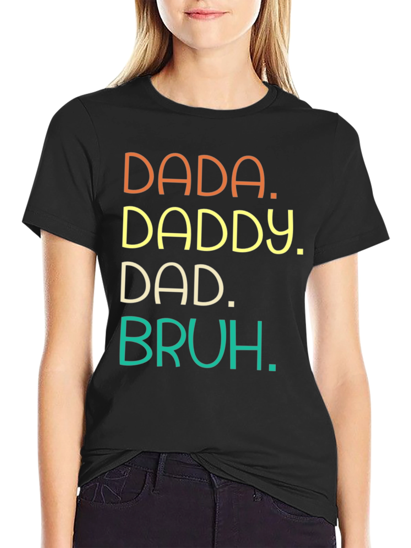 Dada Daddy Dad Bruh Graphic Tee