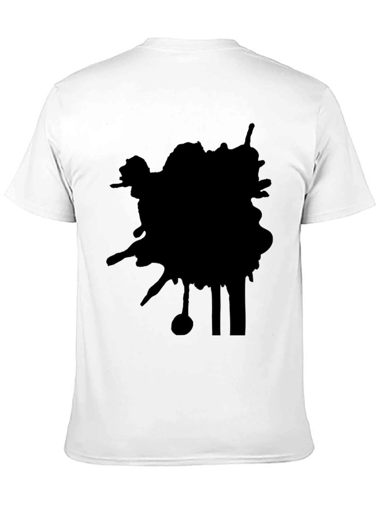 Abstract Black Graphic Tee - Modern Casual Style