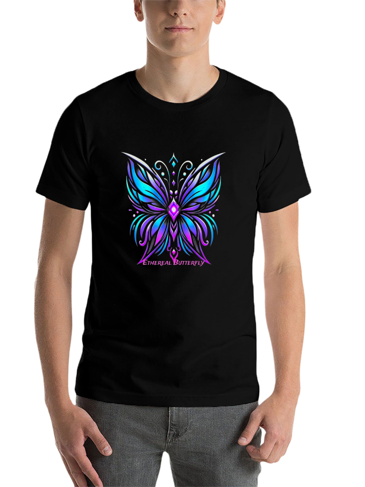 Ethereal Butterfly Graphic T-Shirt