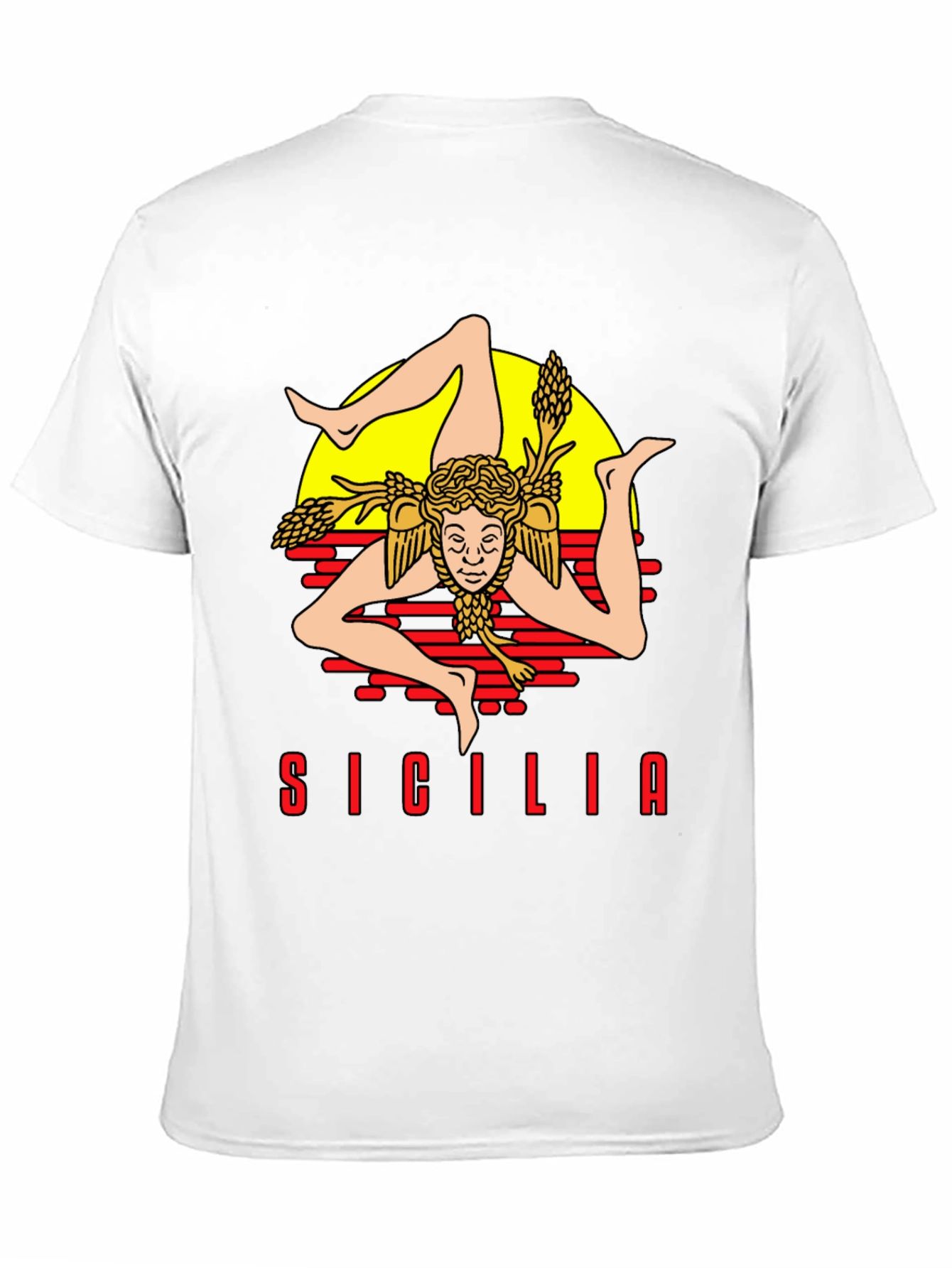Sicilia Trinacria T-Shirt - Island Pride