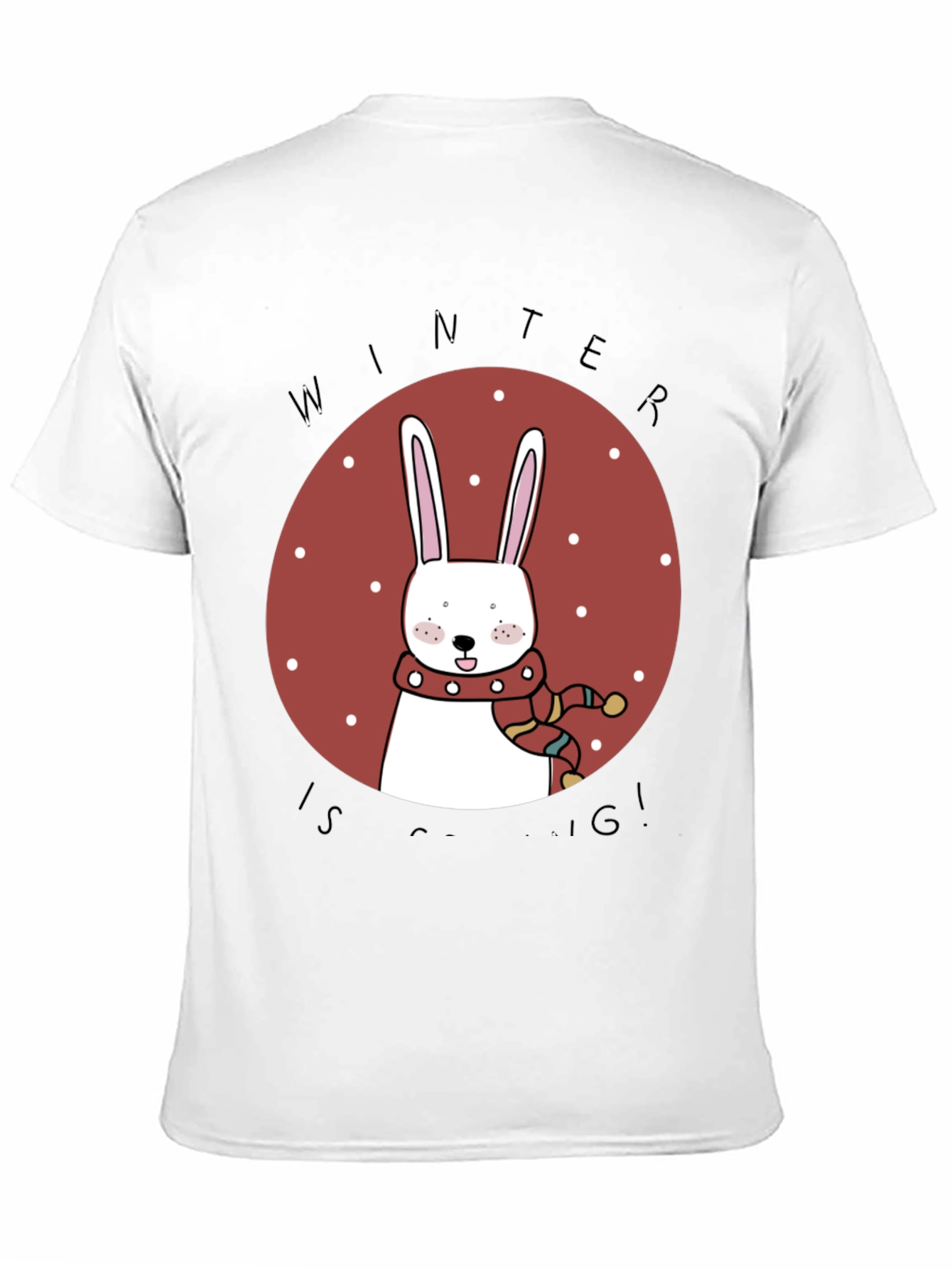 Winter Bunny T-Shirt - Cozy Holiday Style