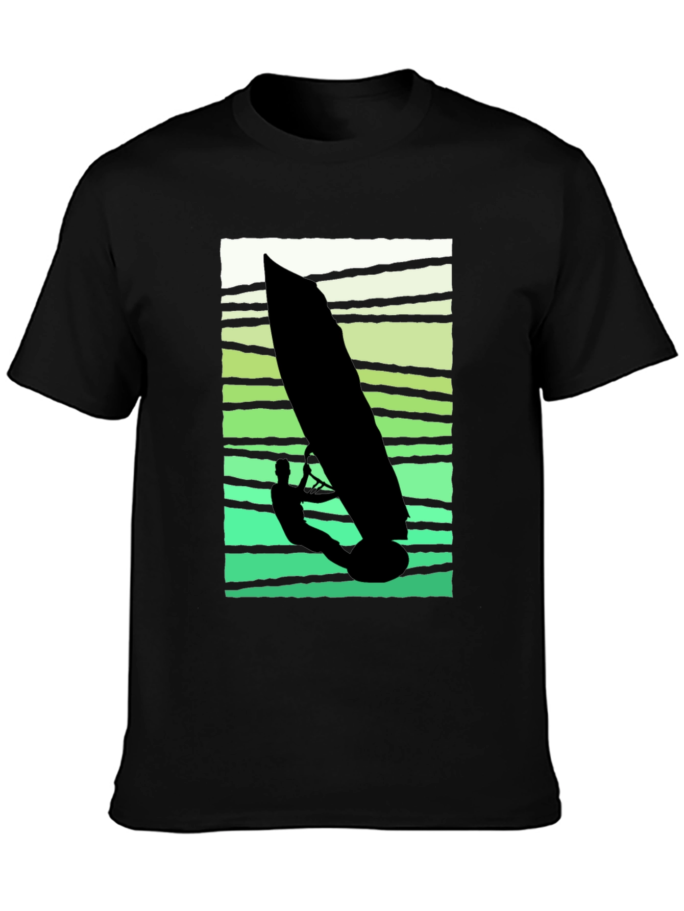 Windsurfer Graphic Tee - Cool Summer Vibes