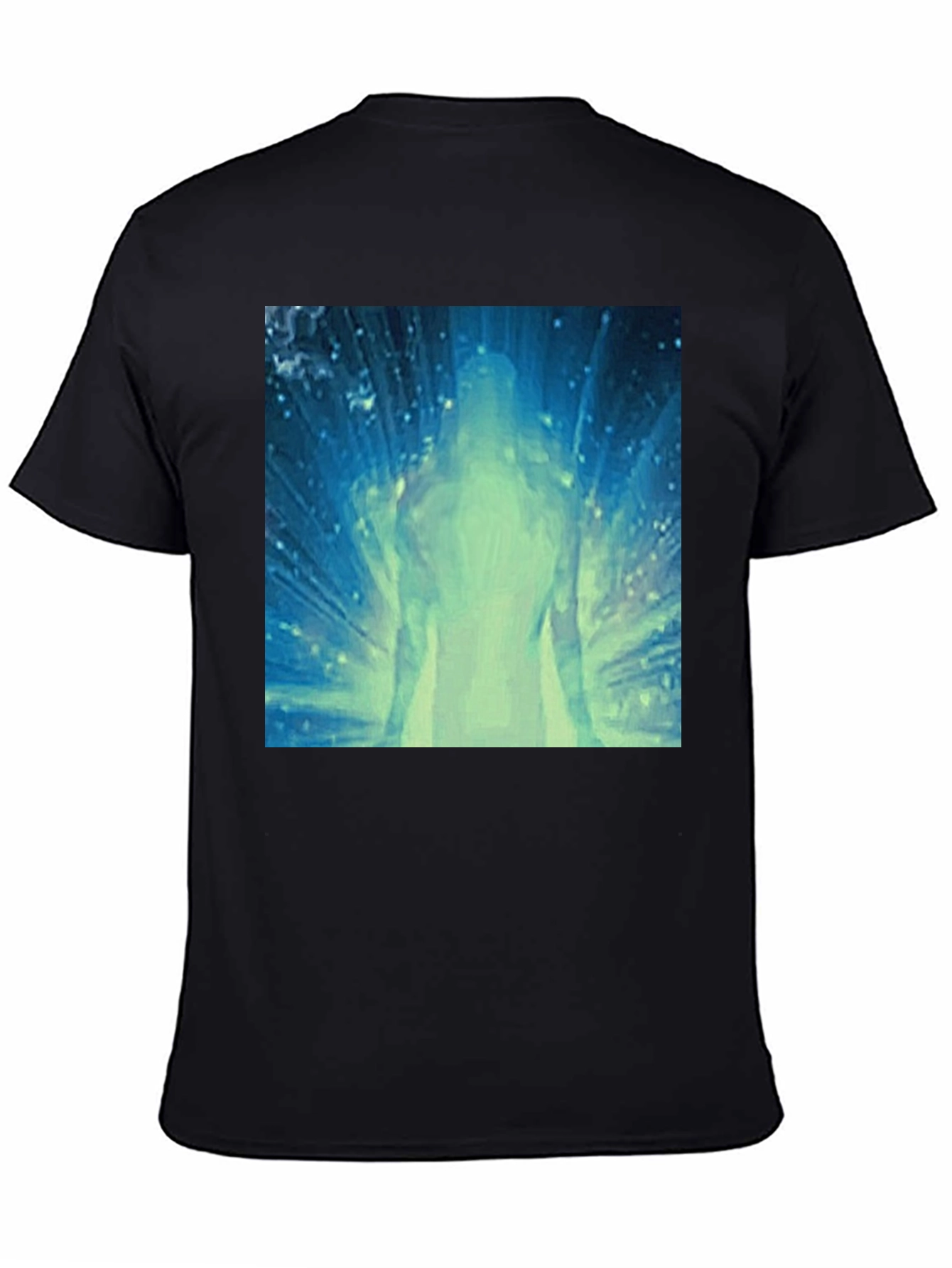 Enlightened Figure Graphic Black Tee