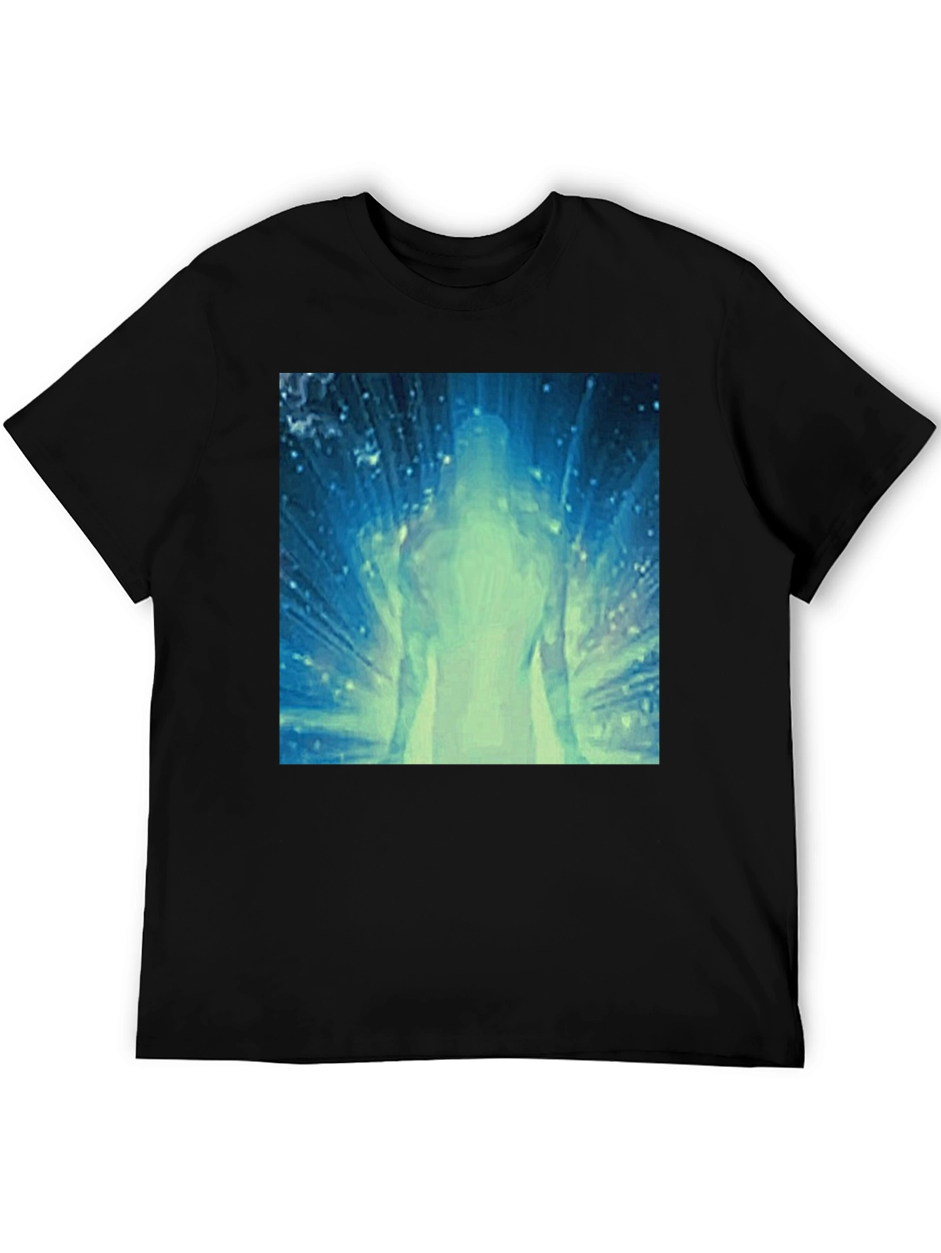 Enlightened Figure Graphic Black Tee