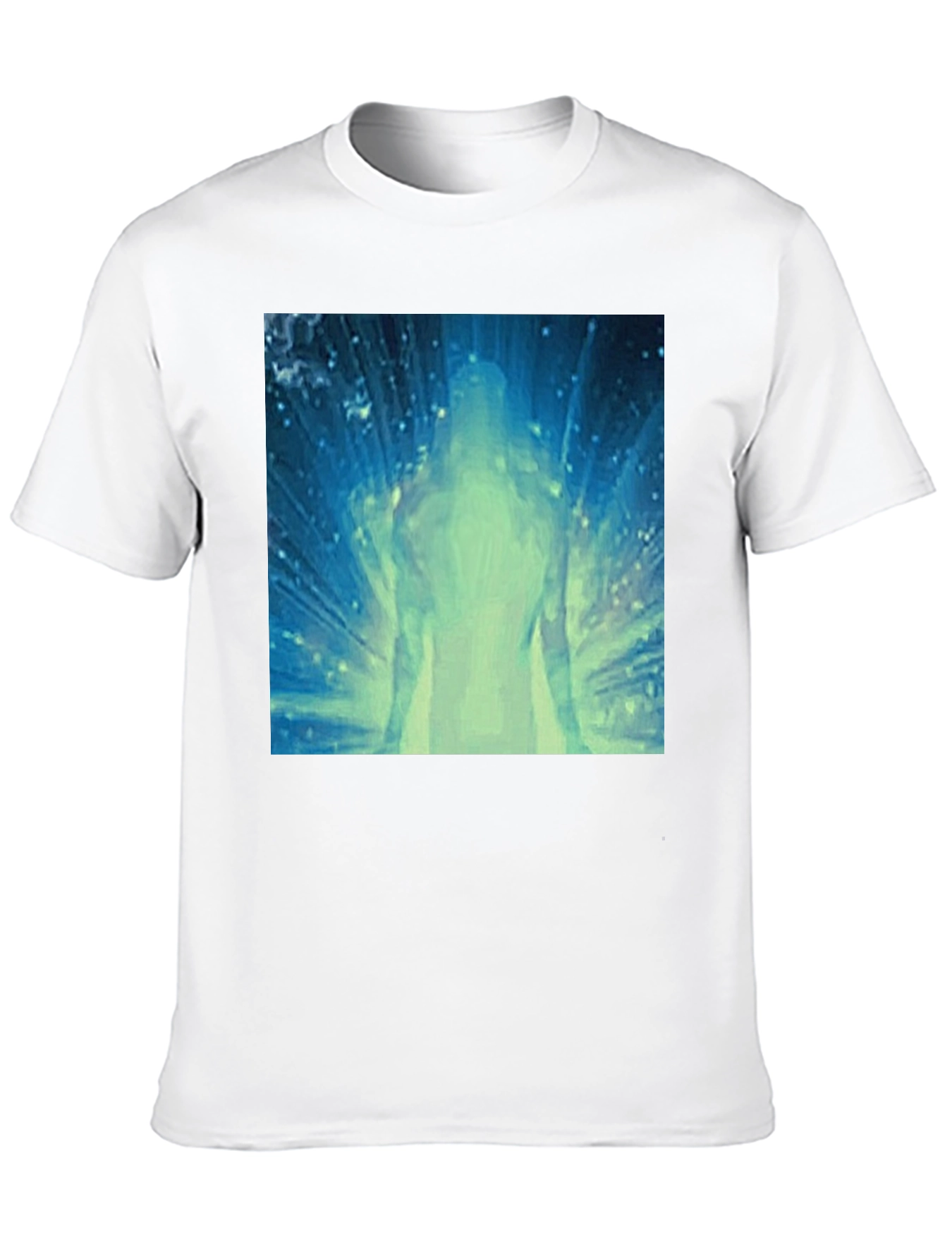 Enlightened Figure Graphic Black Tee