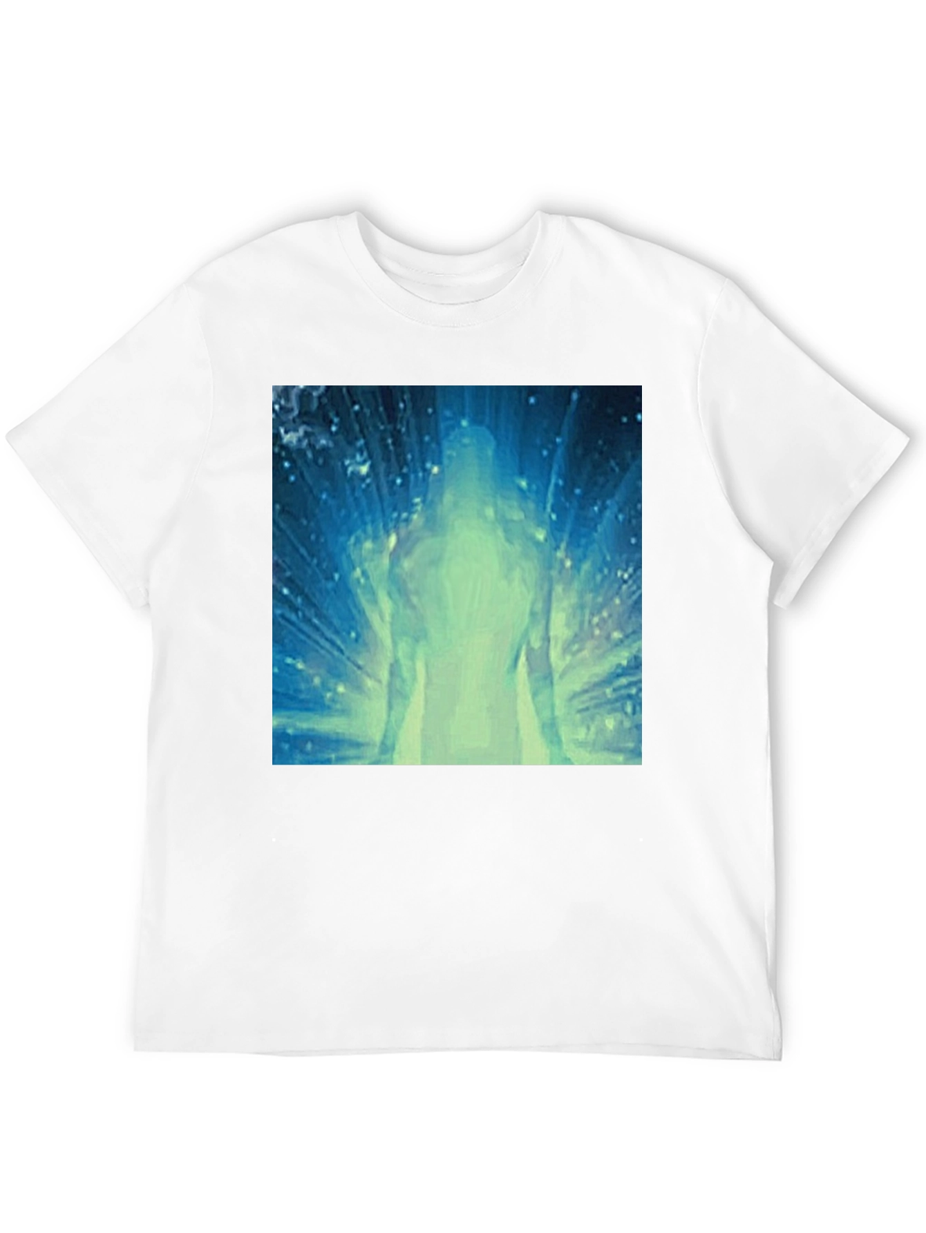 Enlightened Figure Graphic Black Tee