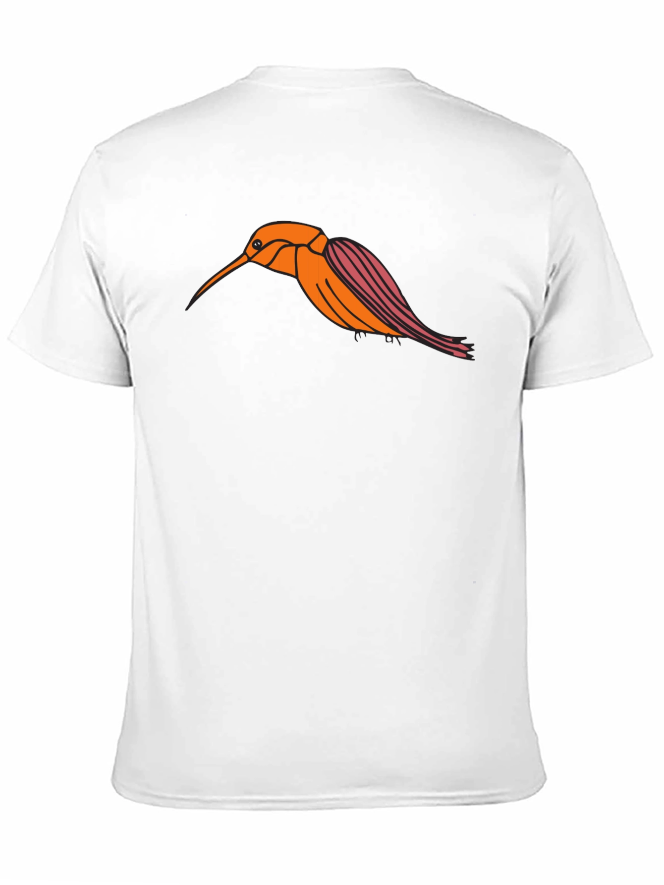 Hummingbird Graphic Tee - Stylish Black T-Shirt