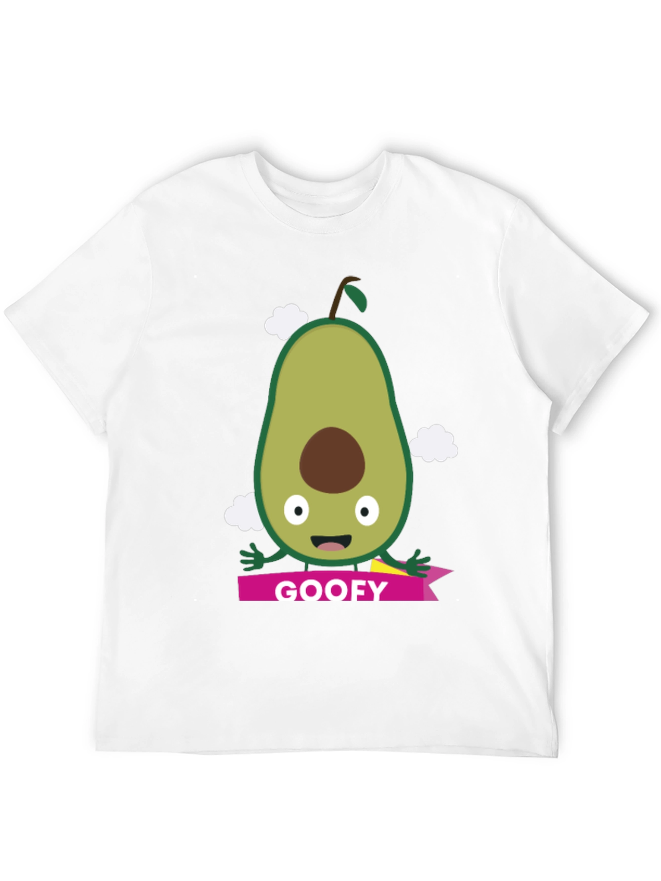 Goofy Avocado Graphic Tee - Fun & Quirky Style