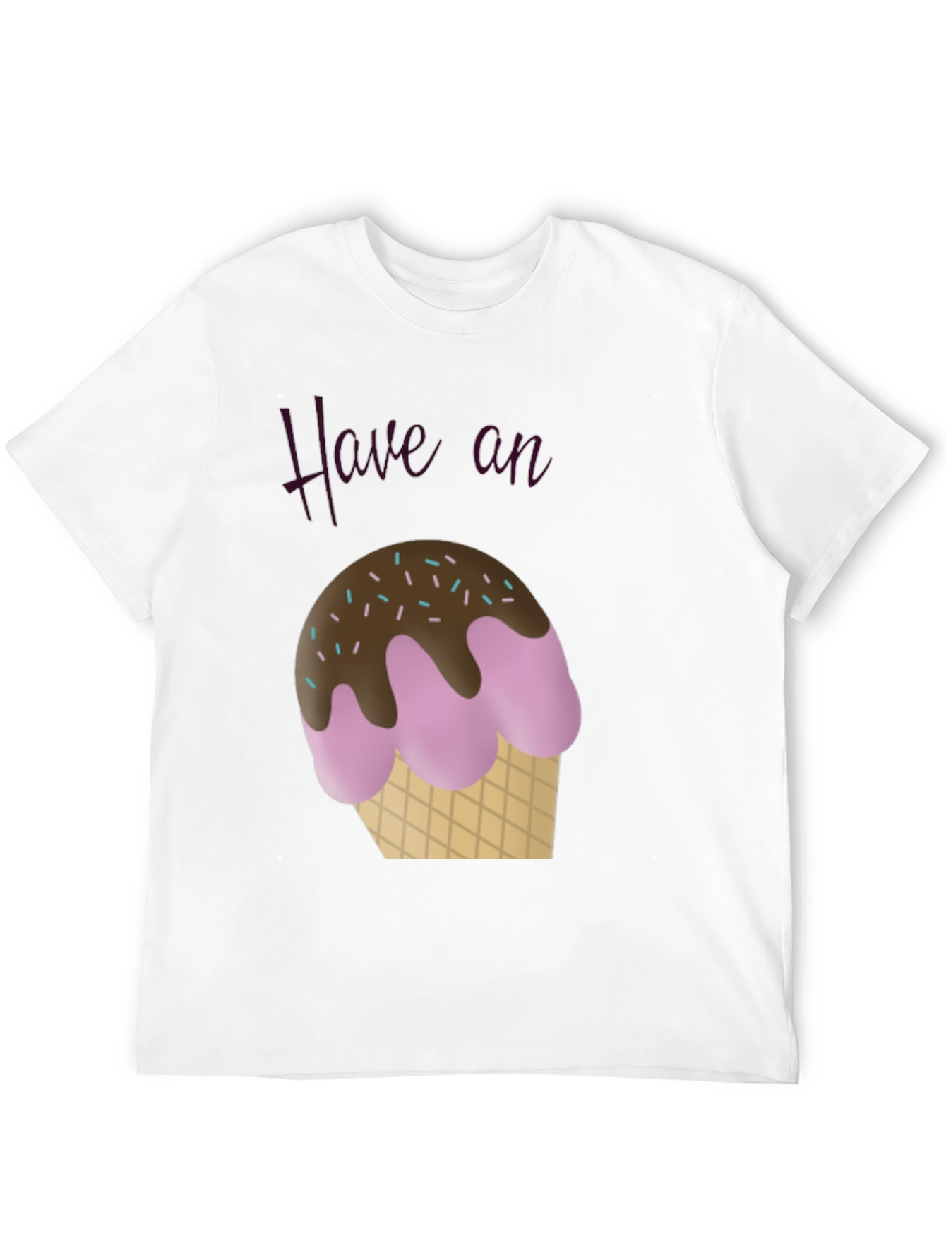 Have an Ice Cream T-Shirt - Casual Black Tee