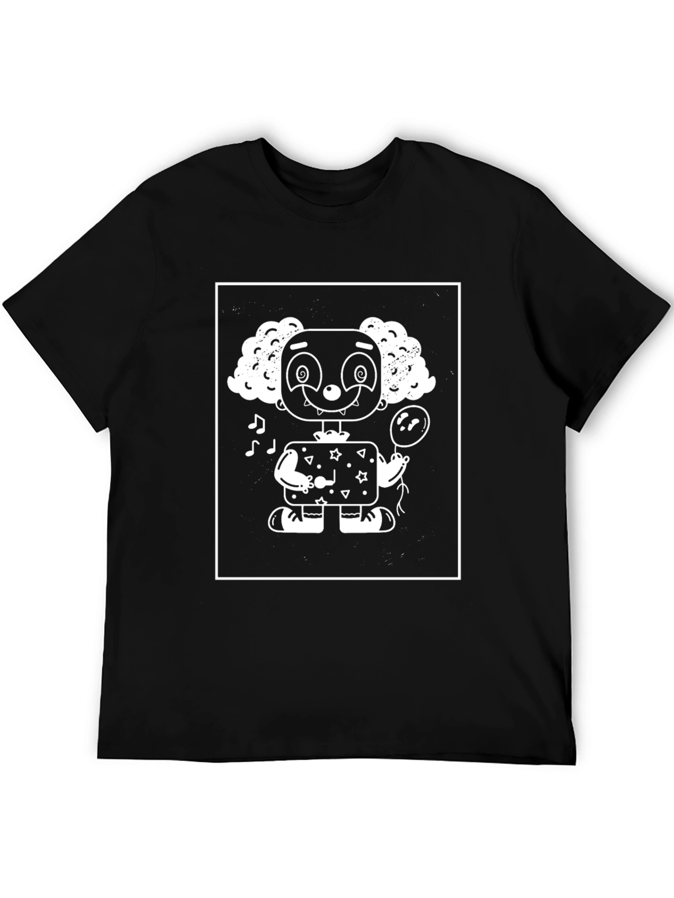 Clown Graphic Tee - Black Unisex T-Shirt