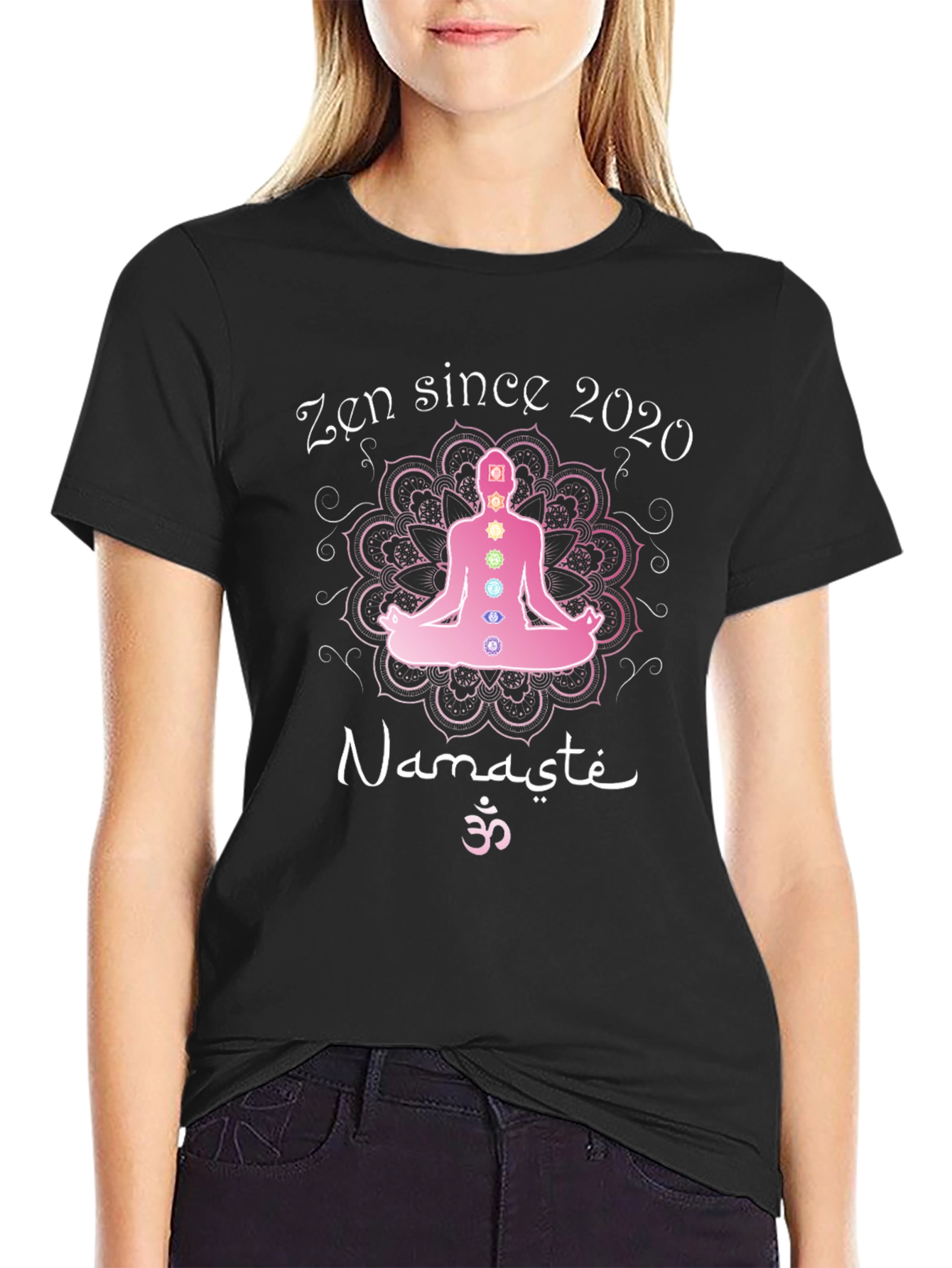 Zen Since 2020 Yoga Chakra Namaste T-Shirt
