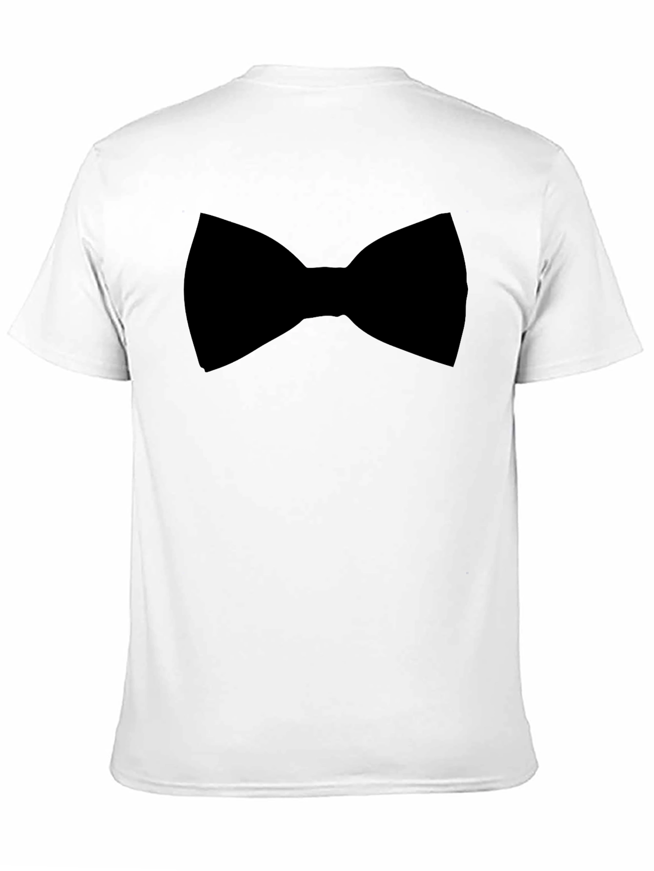 Black Bow Tie Graphic Tee - Menswear Casual