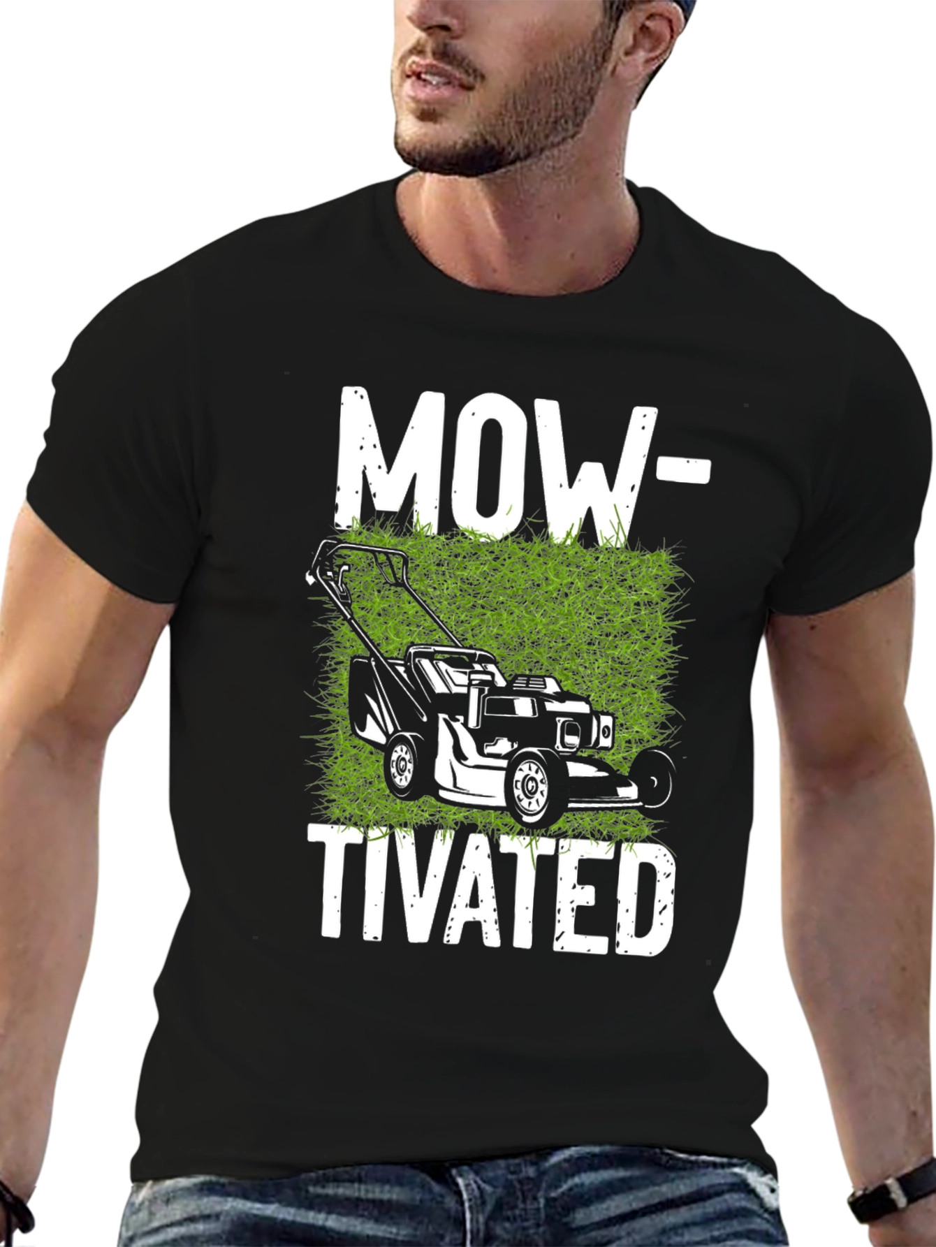 Mowtivated Funny Lawn Mowing T-Shirt