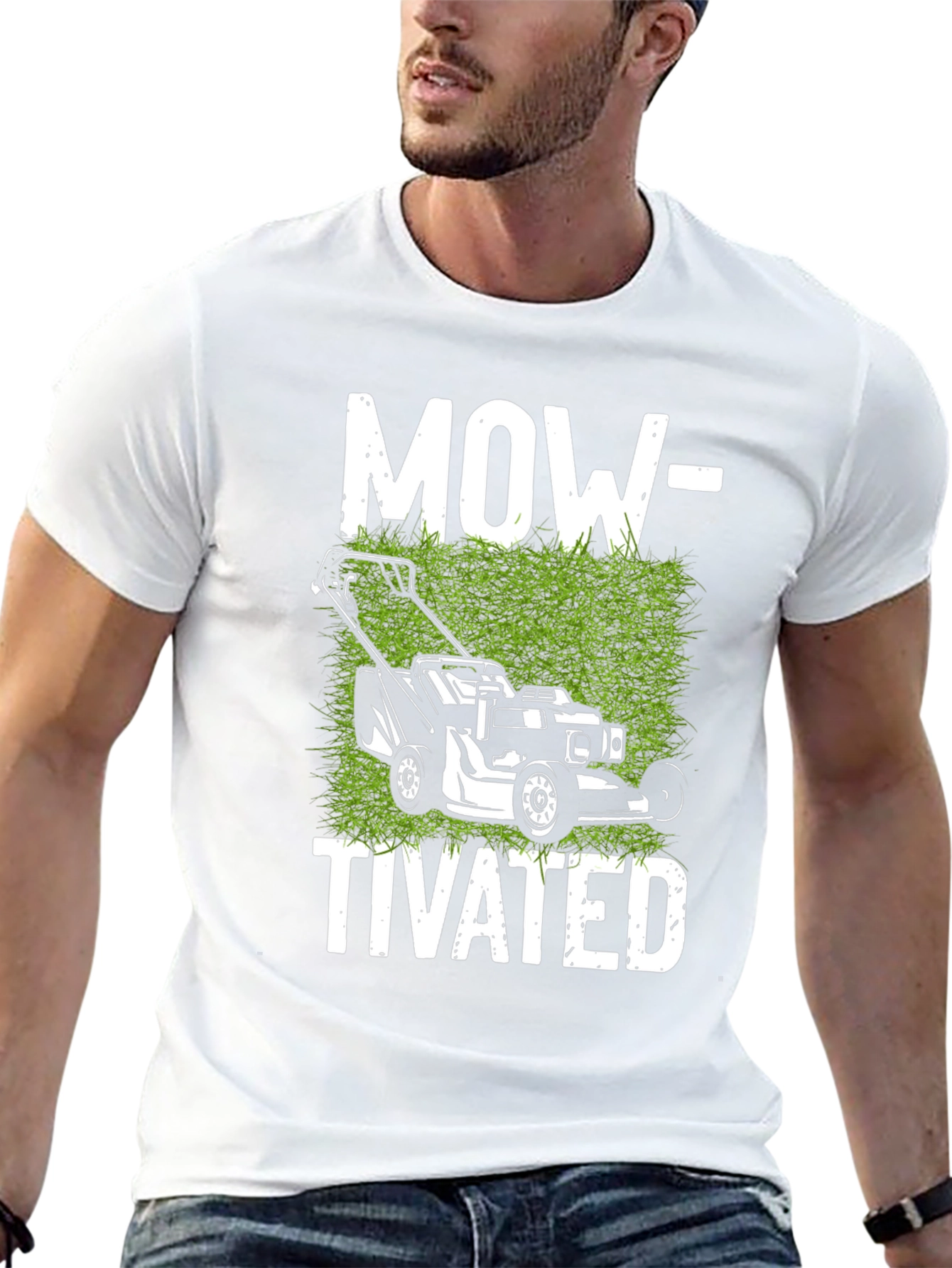 Mowtivated Funny Lawn Mowing T-Shirt