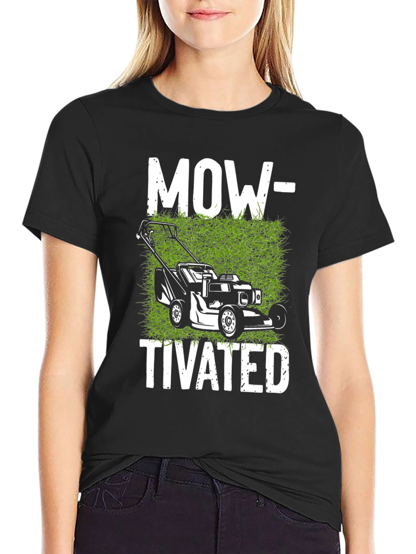 Mowtivated Funny Lawn Mowing T-Shirt