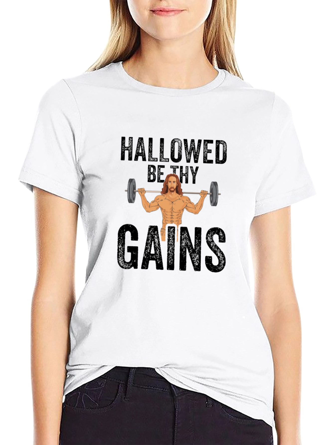 Hallowed Be Thy Gains Black T-Shirt