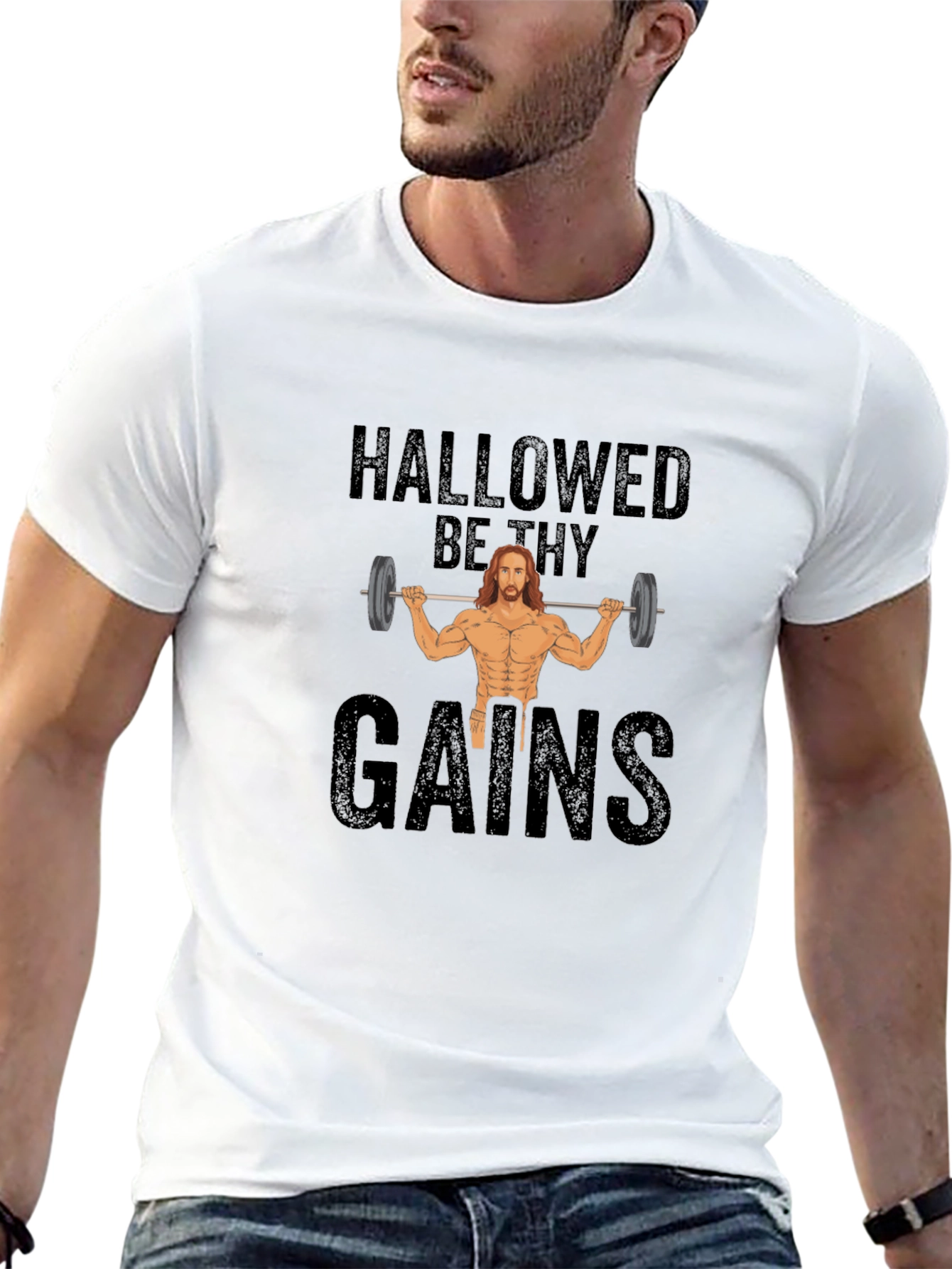 Hallowed Be Thy Gains Black T-Shirt