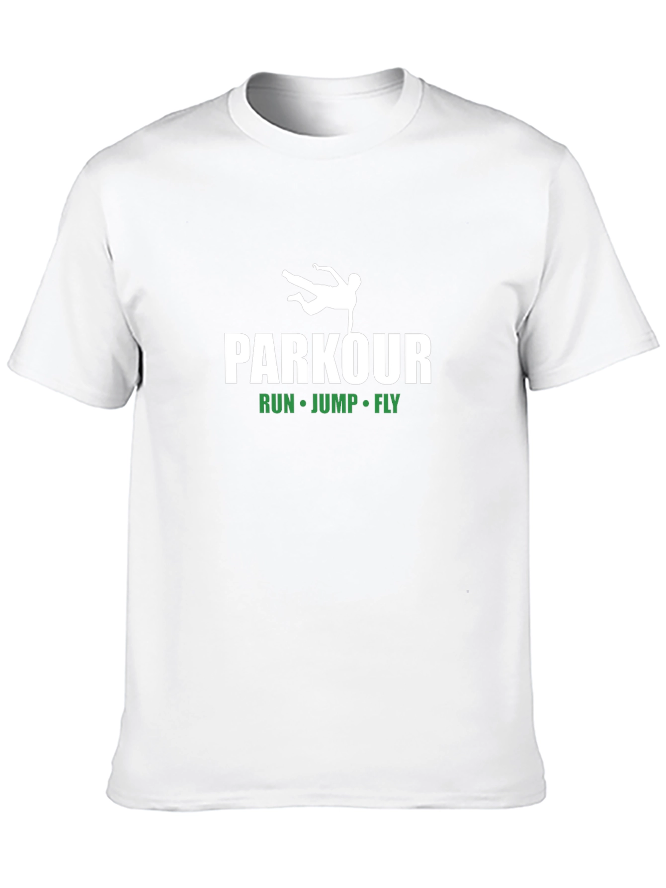 Parkour Run Jump Fly Black T-Shirt