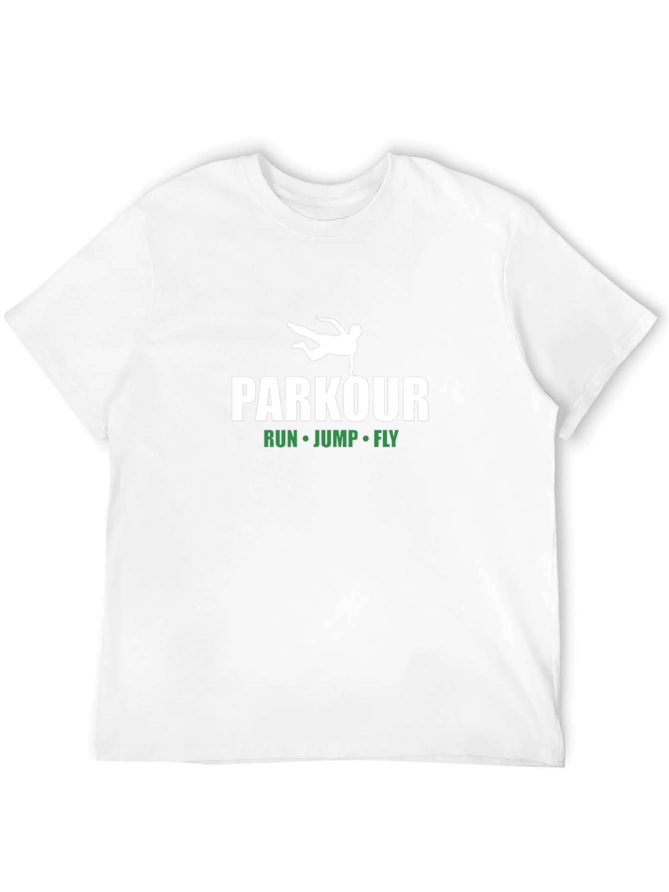 Parkour Run Jump Fly Black T-Shirt