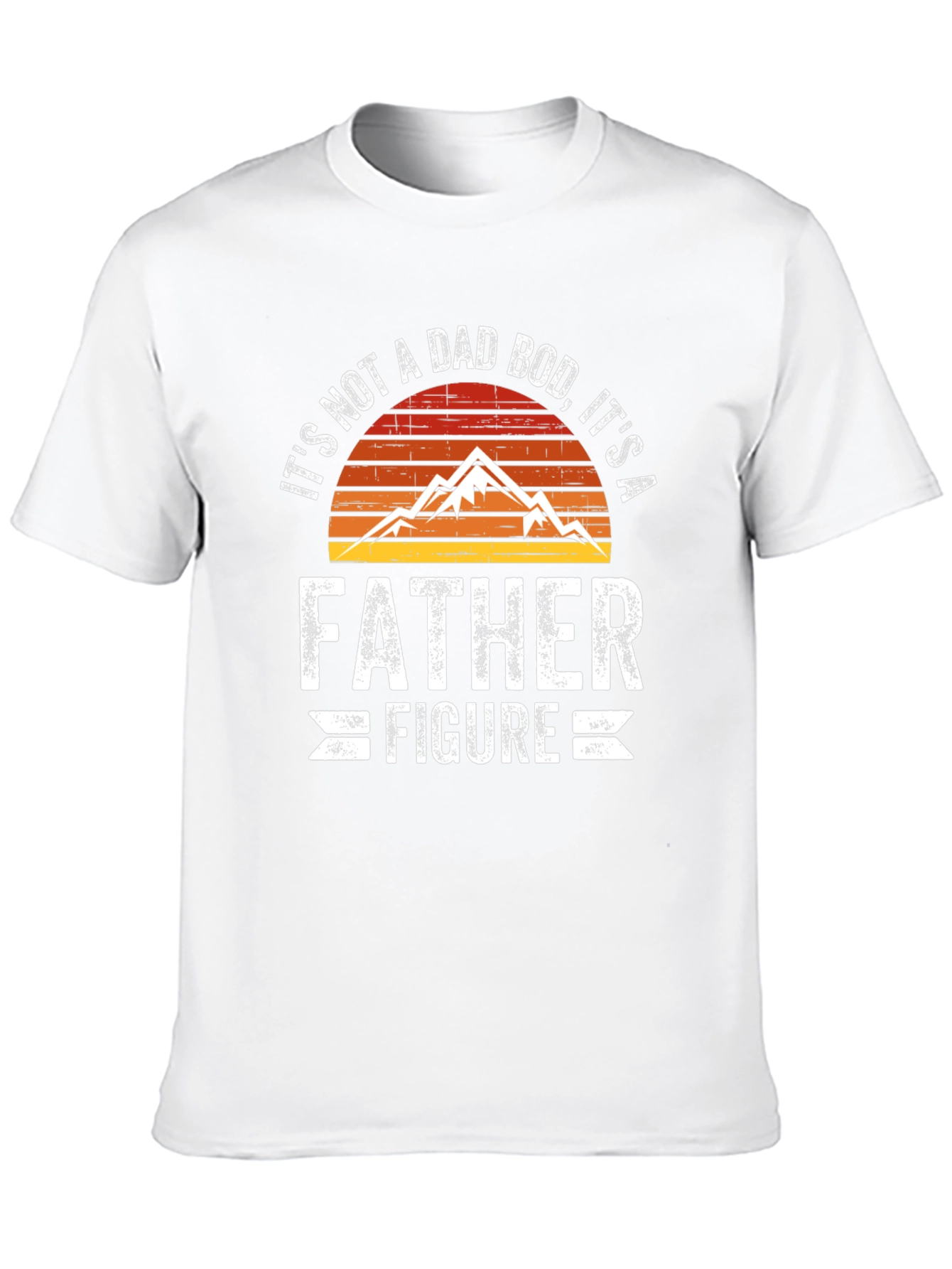 Funny Dad Bod Father Figure Graphic Tee