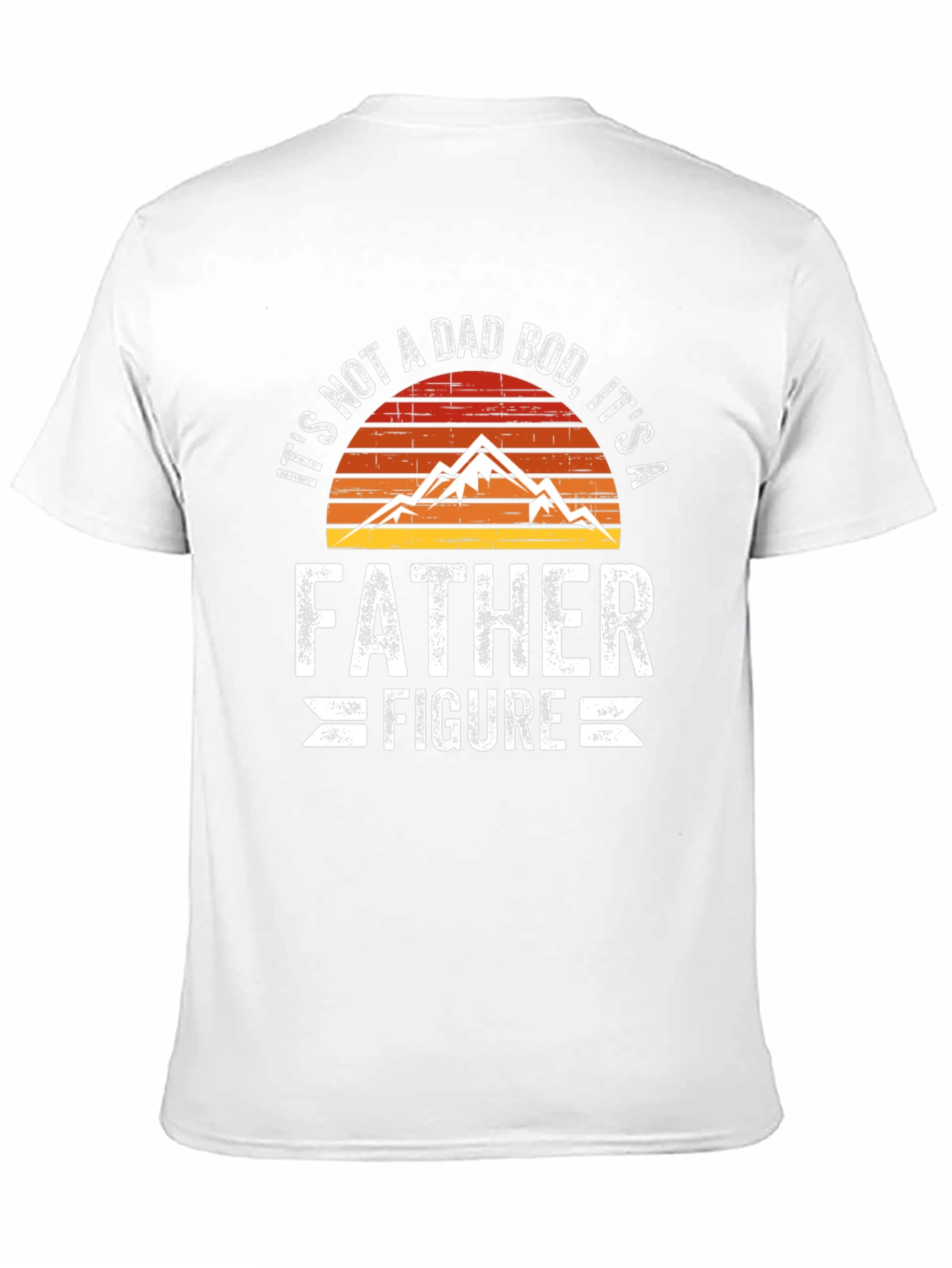 Funny Dad Bod Father Figure Graphic Tee