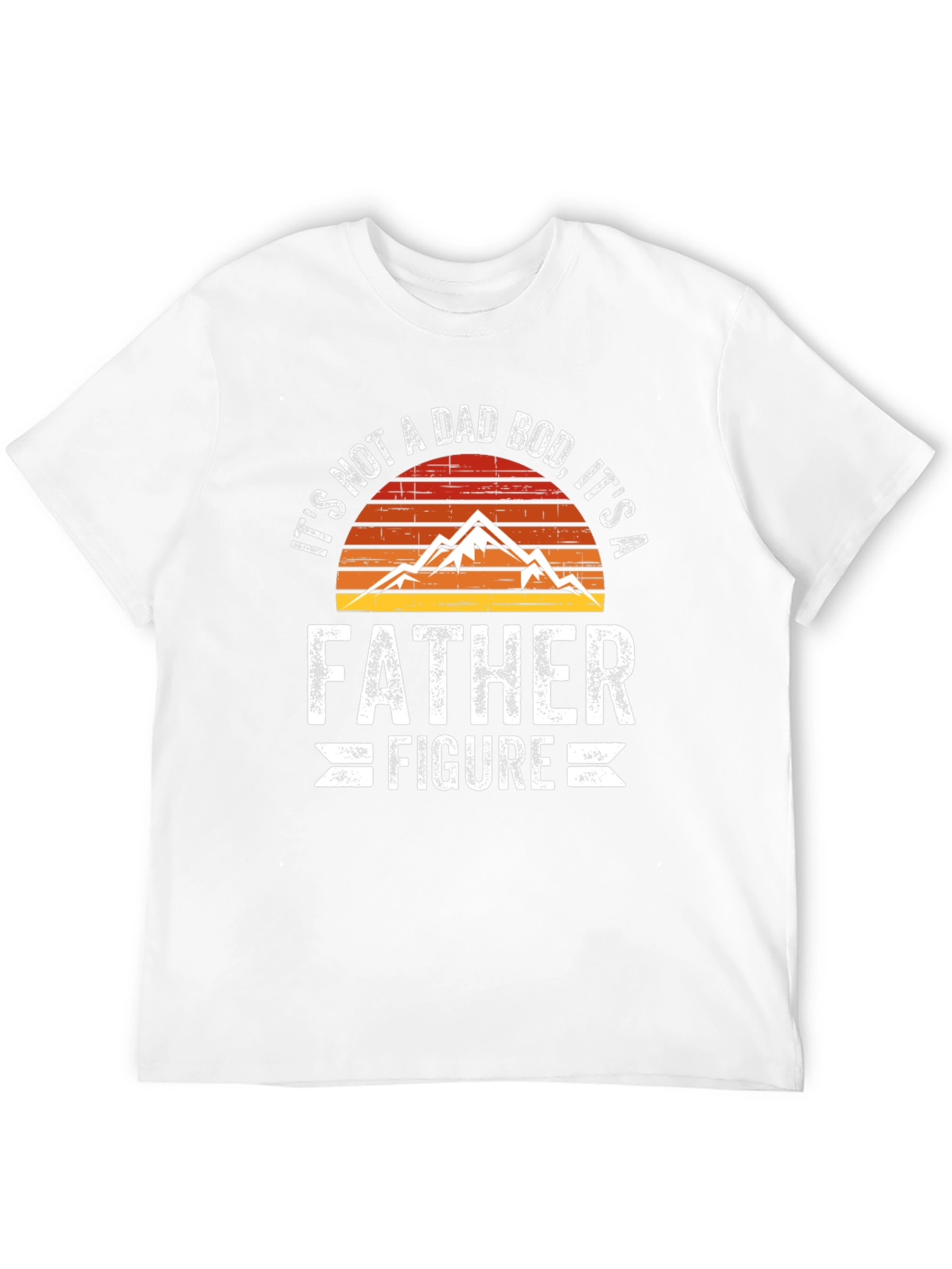 Funny Dad Bod Father Figure Graphic Tee