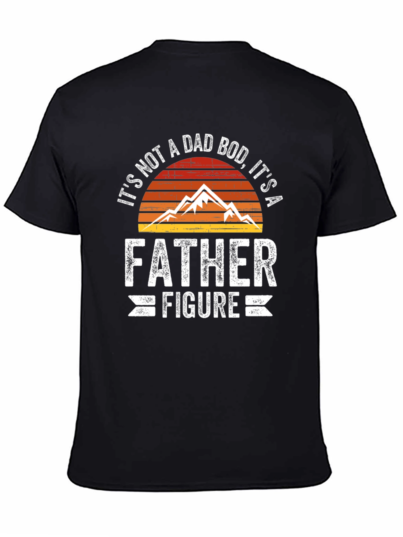 Funny Dad Bod Father Figure Graphic Tee