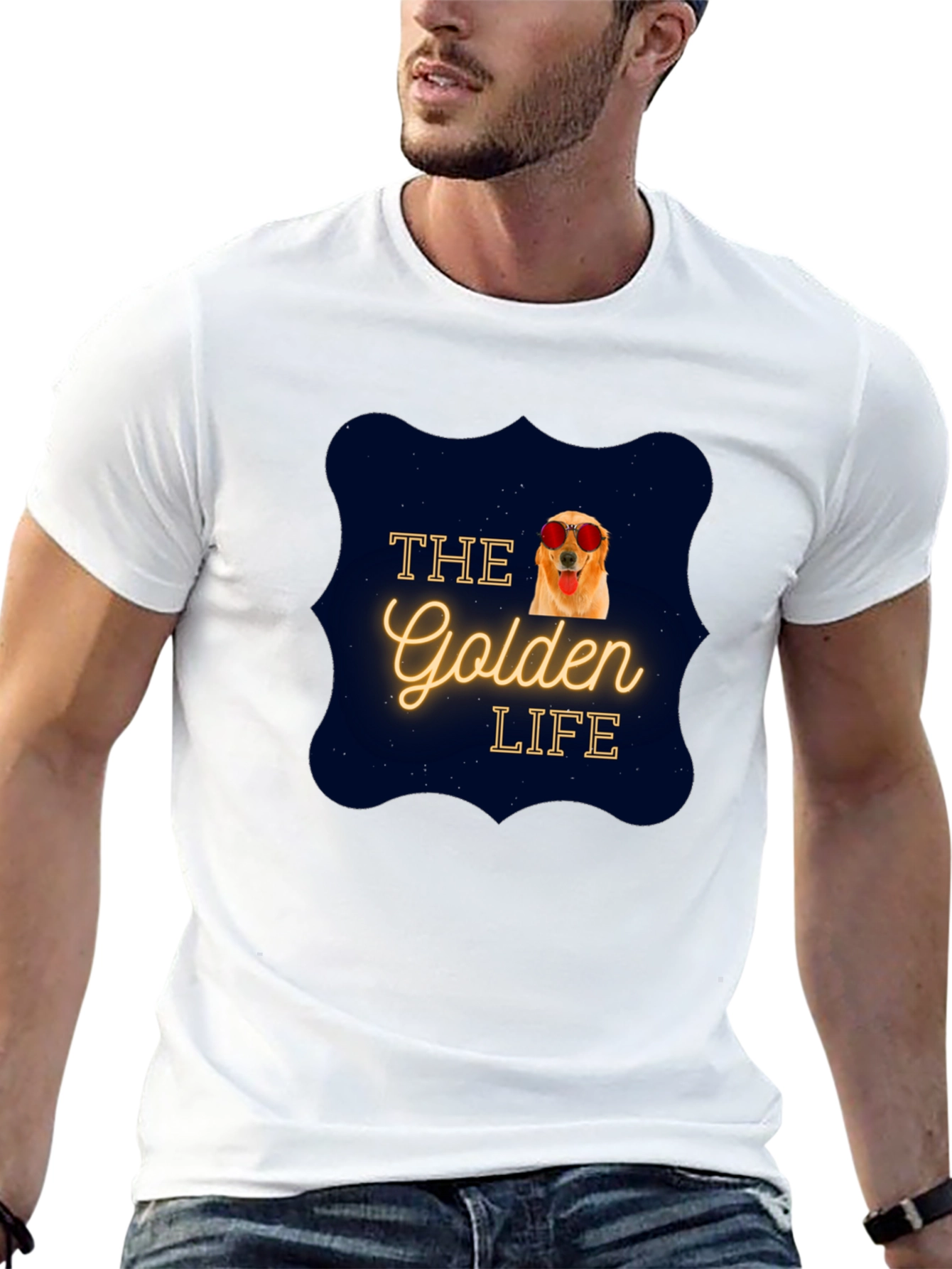 The Golden Life T-Shirt | Dog Lover Tee