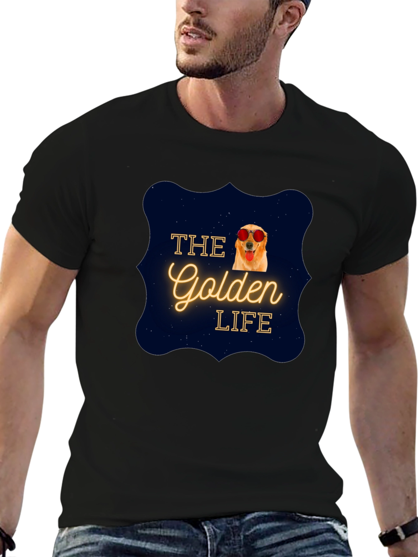 The Golden Life T-Shirt | Dog Lover Tee