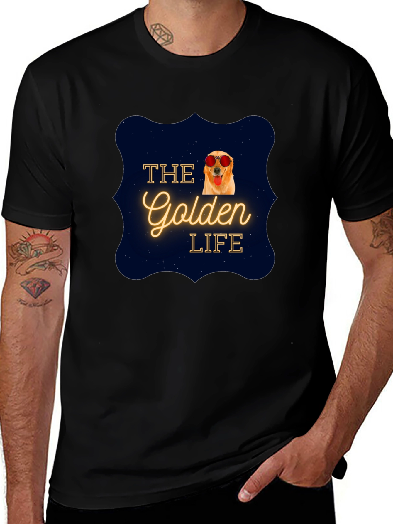 The Golden Life T-Shirt | Dog Lover Tee