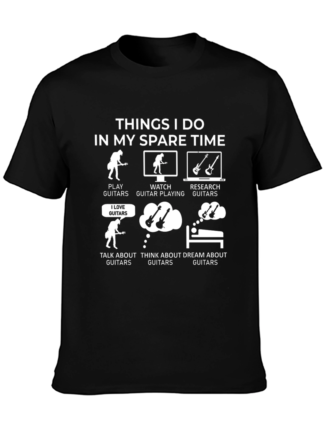 Guitar Lovers T-Shirt: Spare Time Activities