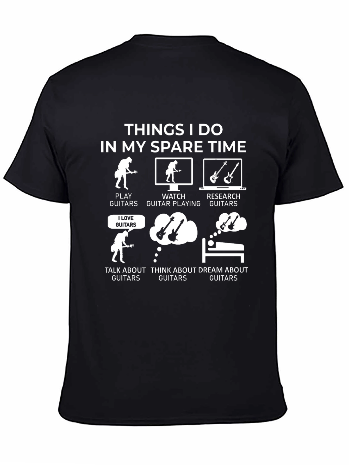 Guitar Lovers T-Shirt: Spare Time Activities