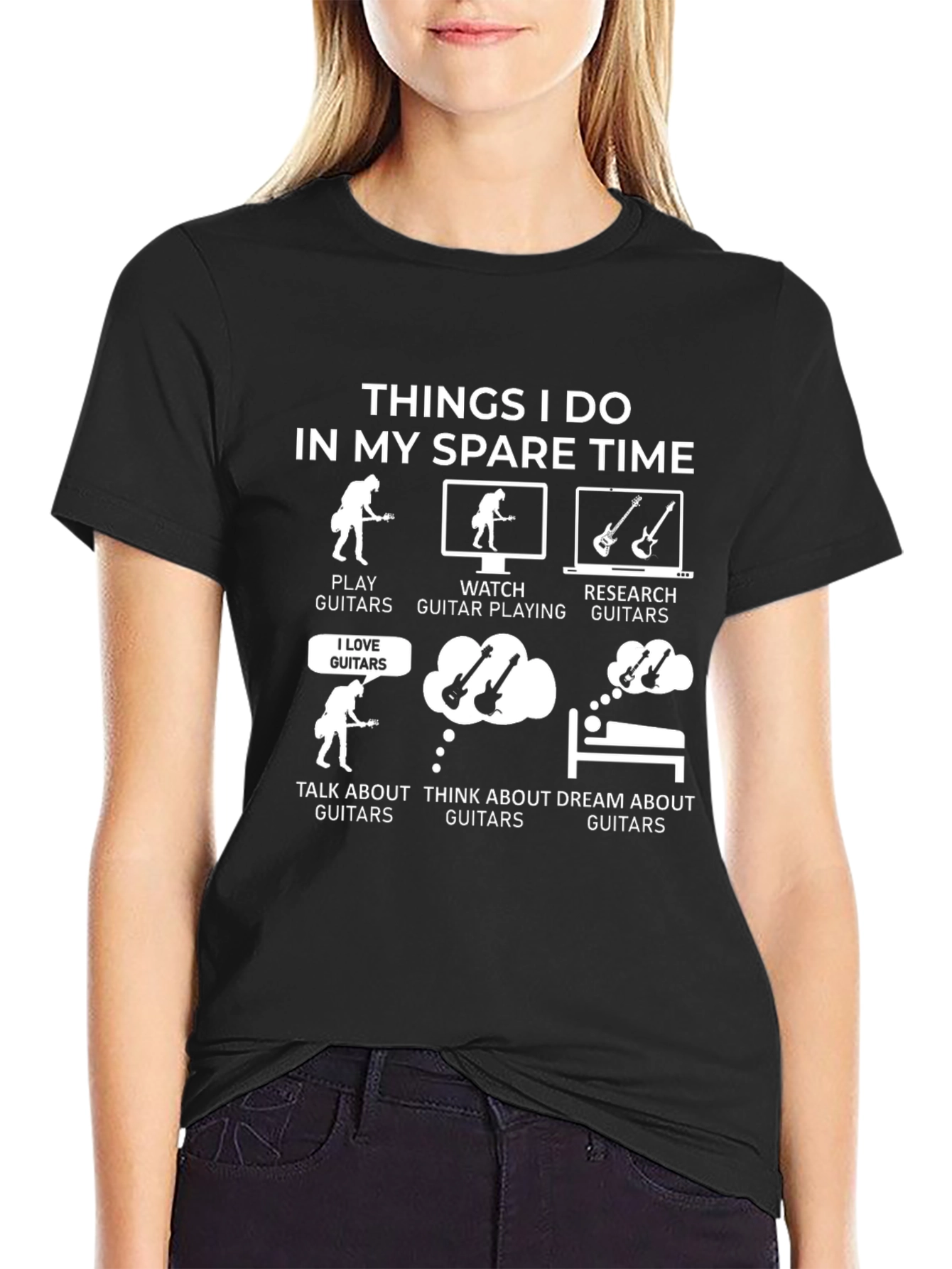 Guitar Lovers T-Shirt: Spare Time Activities