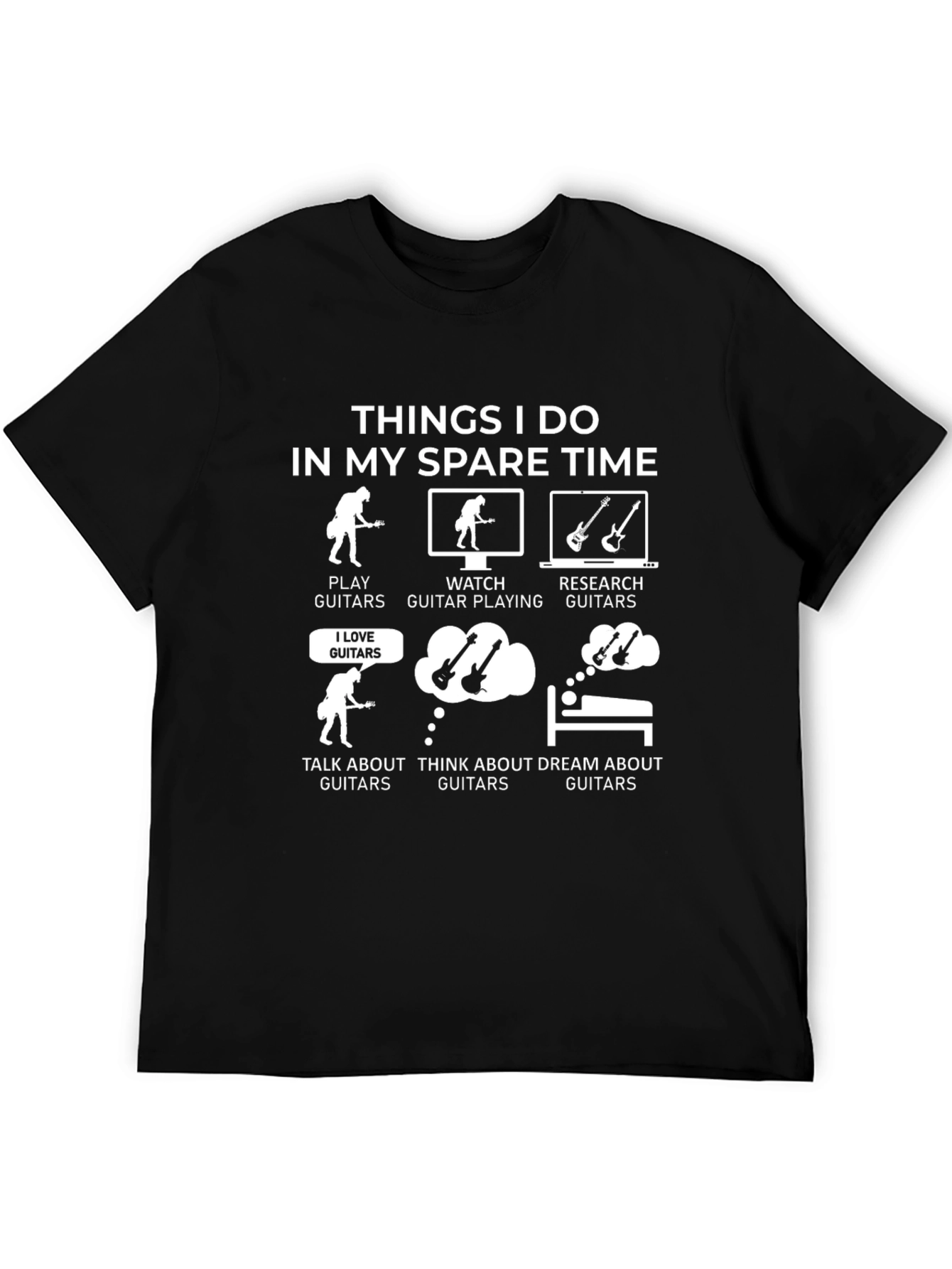 Guitar Lovers T-Shirt: Spare Time Activities